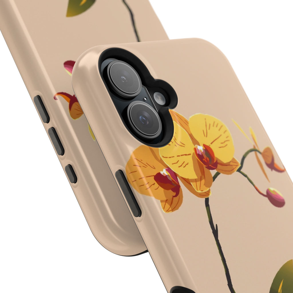 iPhone Orchid Study Pixel Art -Bit Bold Modern Everyday Snap Case · iPhone Case