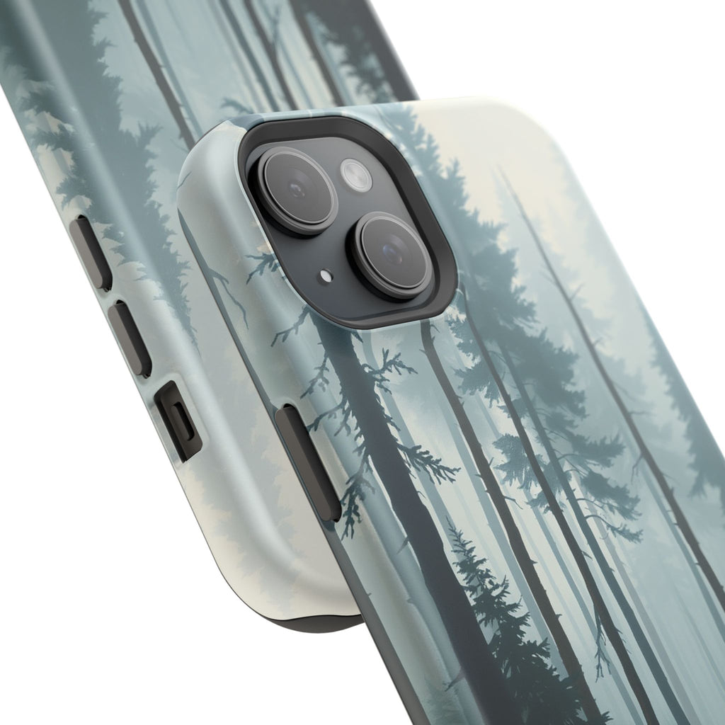 iPhone Serene Misty Forest Path Design Slim Everyday Designer Case · iPhone Case