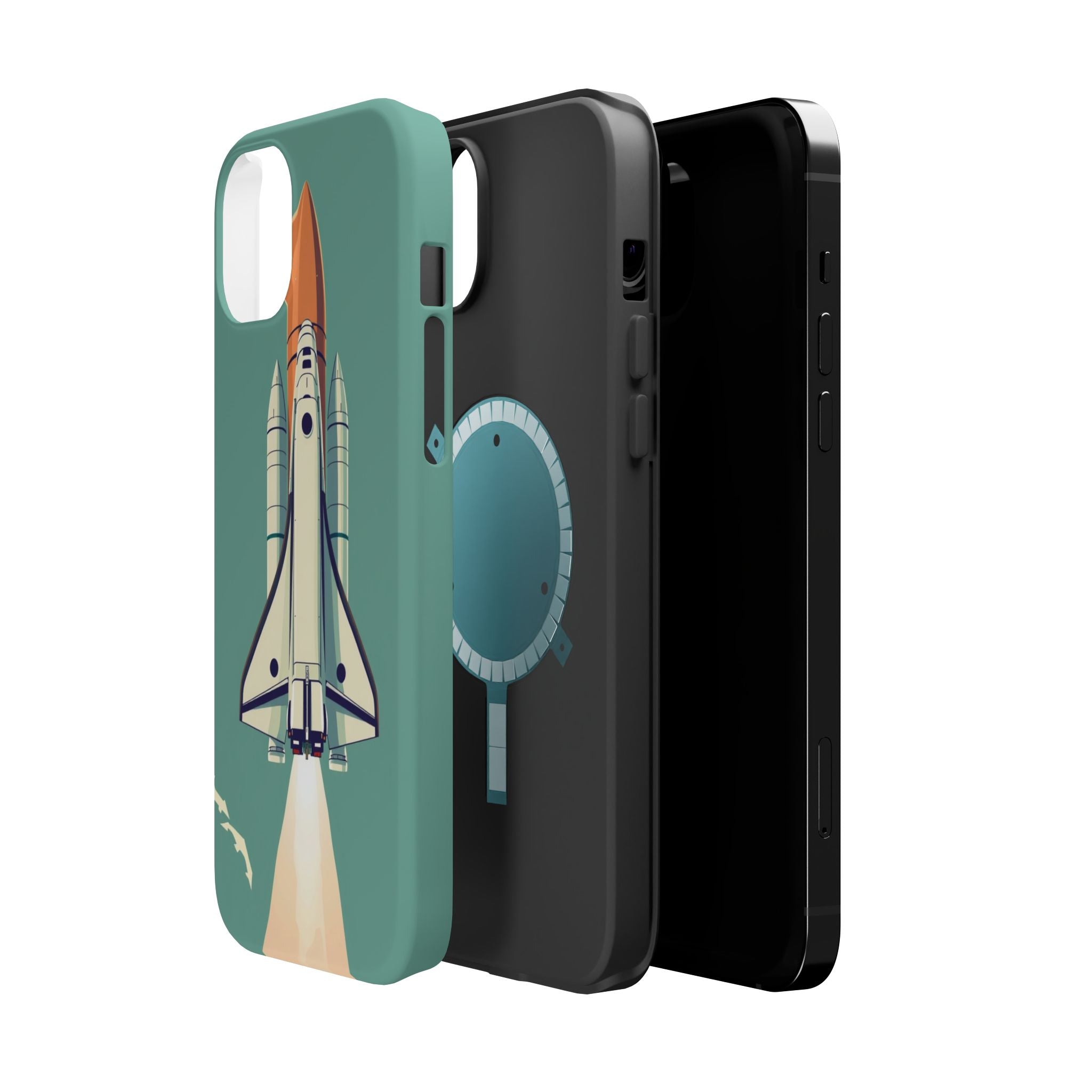 iPhone Retro Space Shuttle Cinematic Art Slim Everyday Designer Case · iPhone Ca