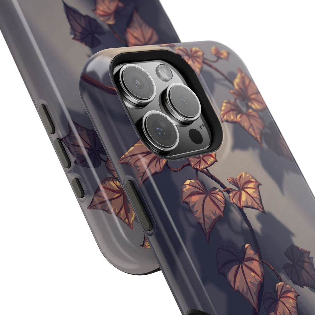 iPhone Charcoal And Copper Art Nouveau Vine Soft iPhone 13 Finish · iPhone Case