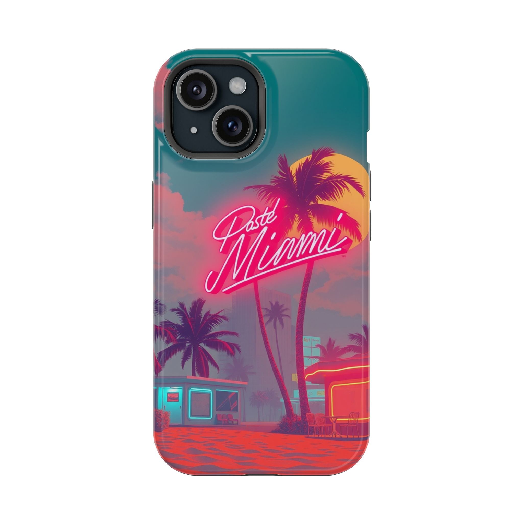 iPhone 1980s Pastel Miami Enchanted Art Slim Everyday Designer Case · iPhone Cas