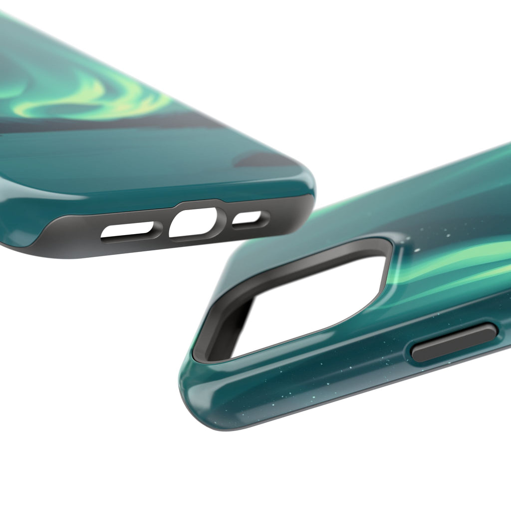 iPhone Northern Lights Abstract Geometric Slim iPhone Everyday Designer · iPhone