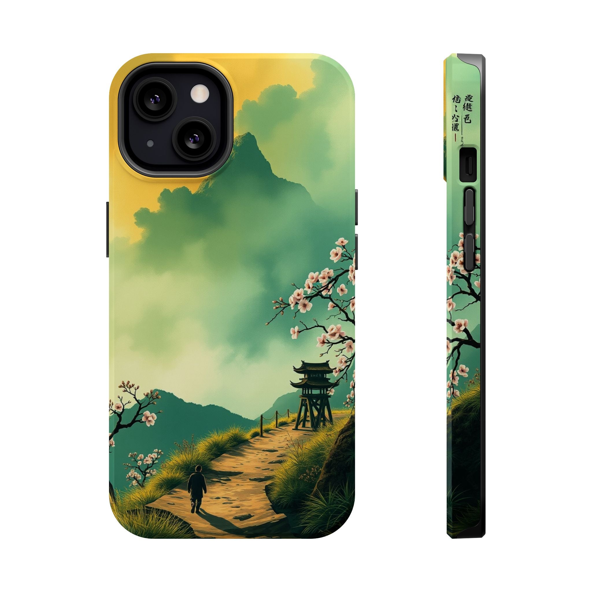 iPhone Blossom Trail Hand-Drawn Sketch Slim Everyday Designer Case · iPhone Case