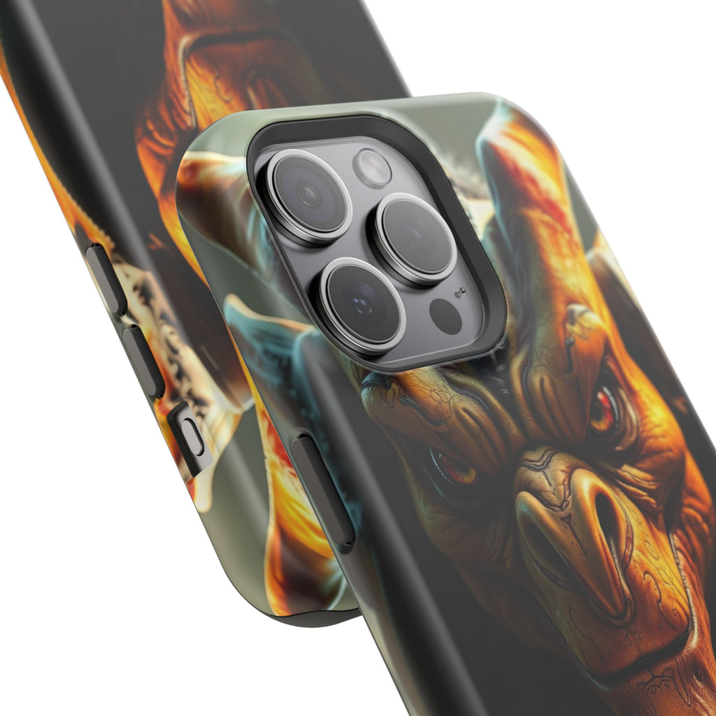 iPhone Mustard And Rust Goblin Mode Activated Slim Everyday Designer Case · iPho