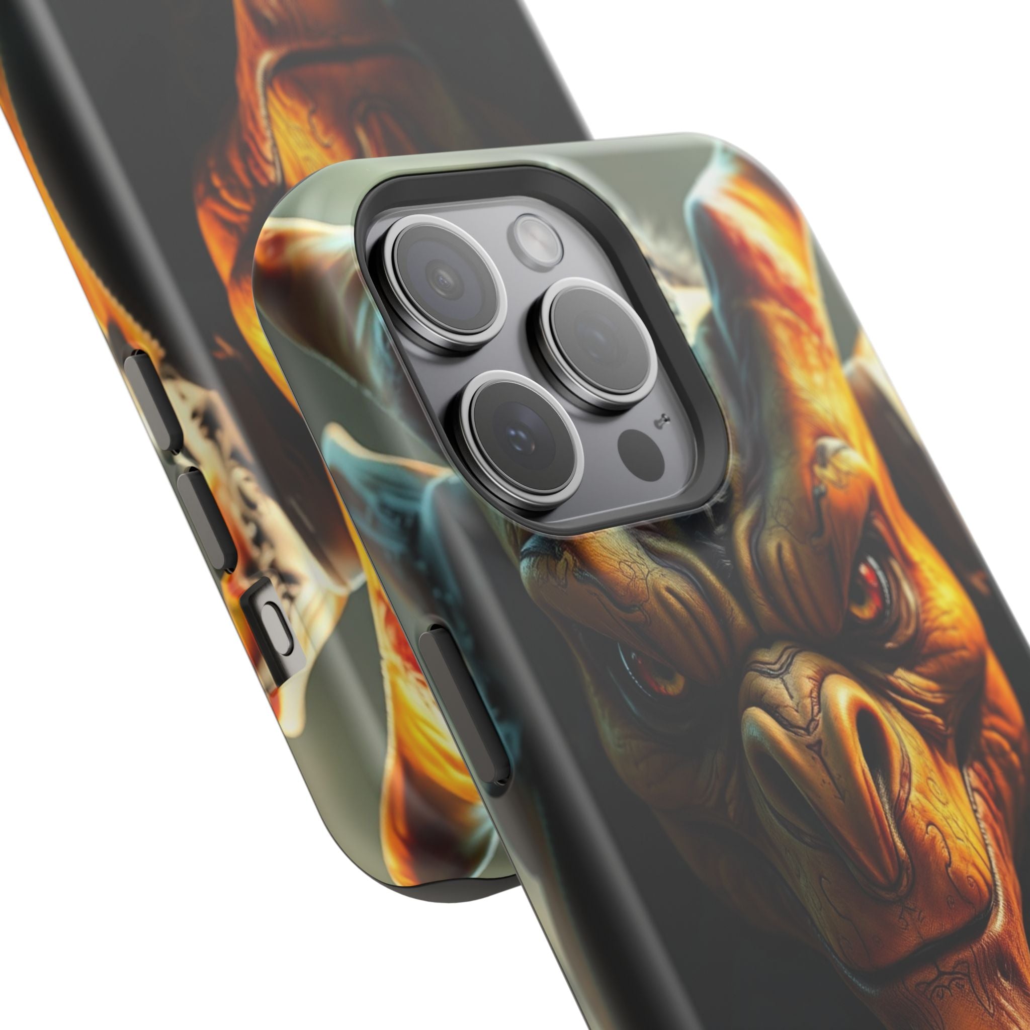 iPhone Mustard And Rust Goblin Mode Activated Slim Everyday Designer Case · iPho