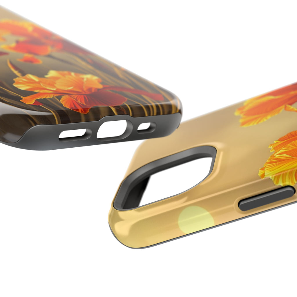 iPhone Iris Garden Gold Foil Luxury Slim Everyday Designer Case · iPhone Case