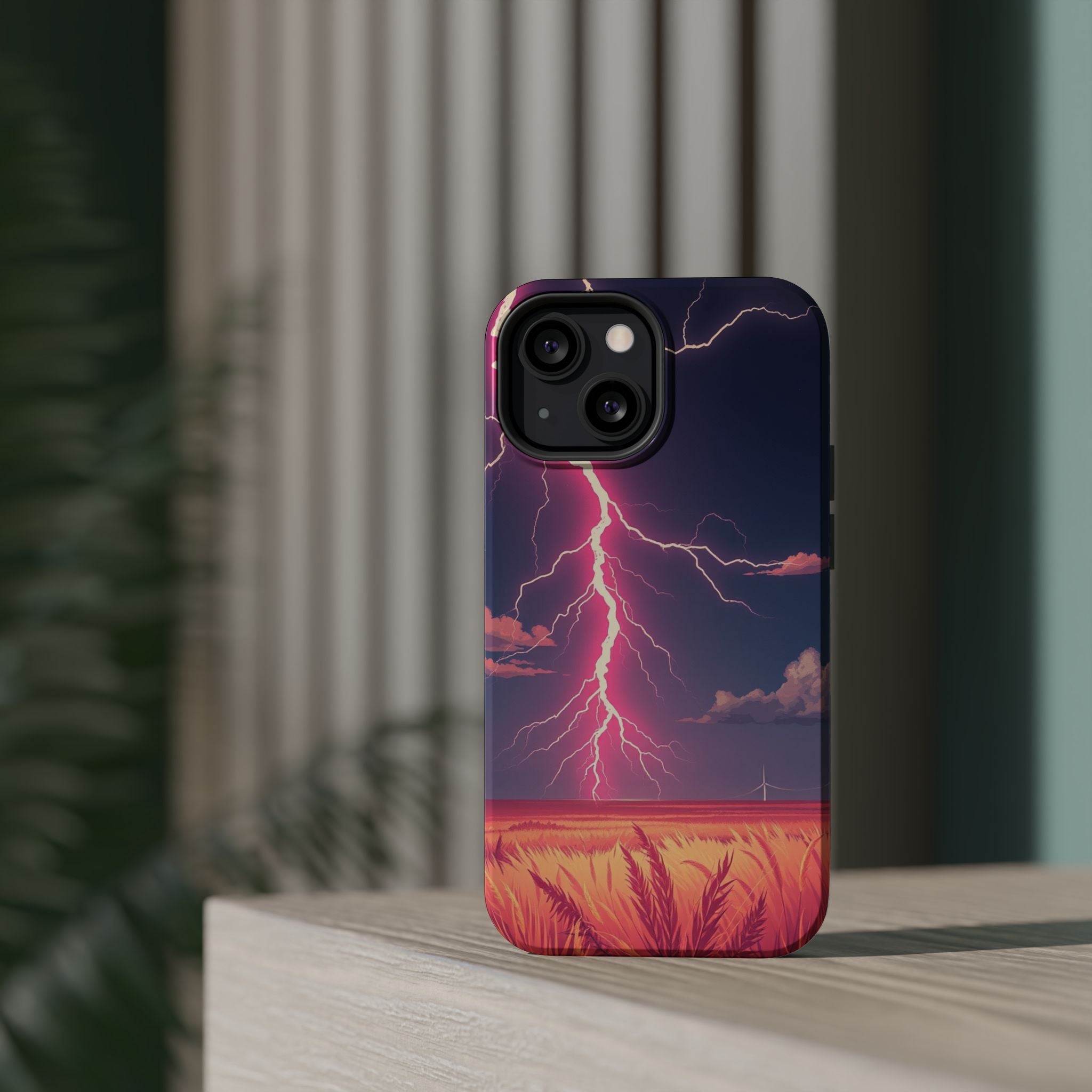 iPhone Rose Pink And Cream Prairie Lightning Slim iPhone Everyday · iPhone Case