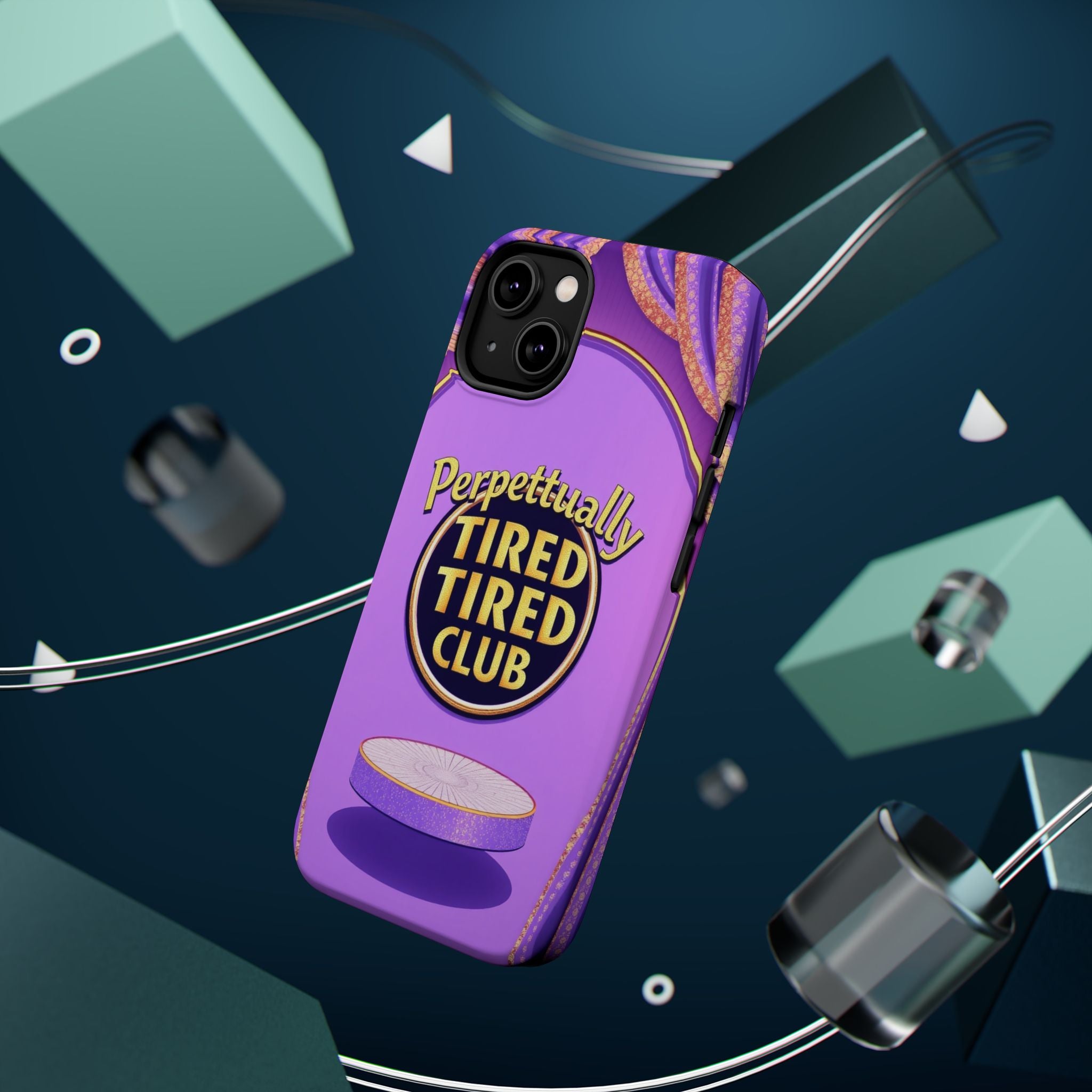 iPhone Perpetually Tired Club Bold Art Slim Everyday Designer Case · iPhone Case