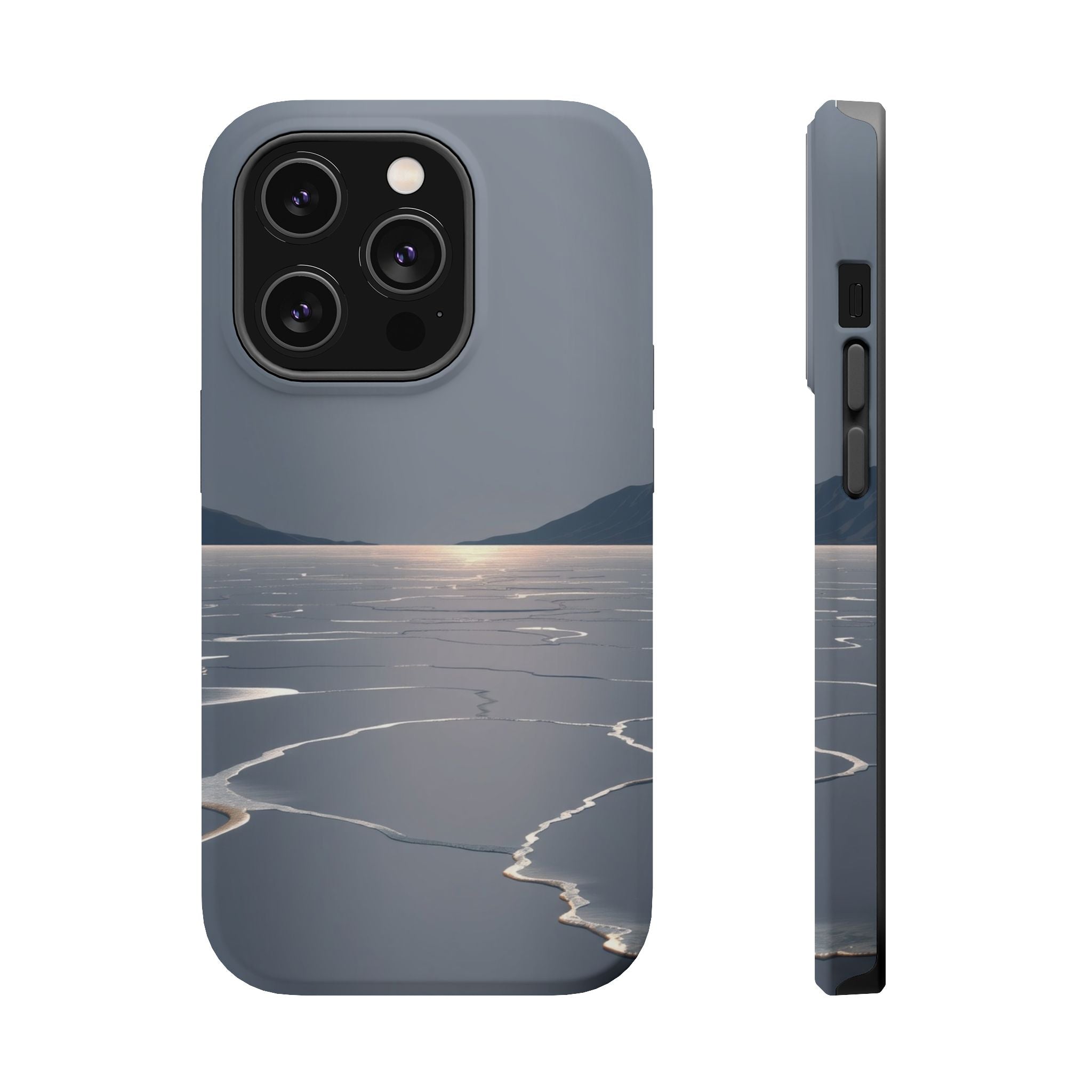 iPhone Charcoal And Copper Salt Flat Mirror Slim iPhone Everyday · iPhone Case