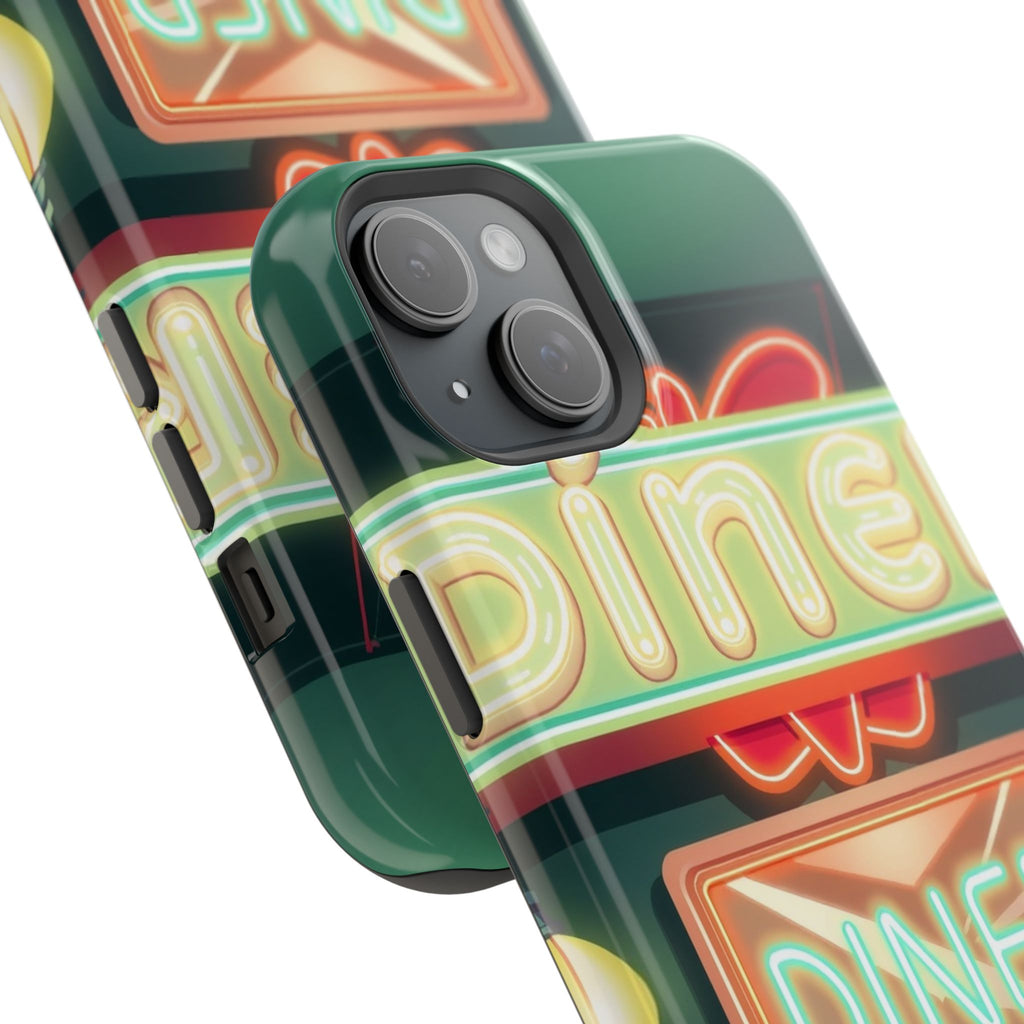 iPhone Neon Diner Sign Mystic Art Bold Modern Everyday Snap Case · iPhone Case