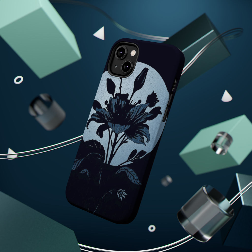 iPhone Radiant Floral Silhouette Design Slim Everyday Designer Case · iPhone Cas