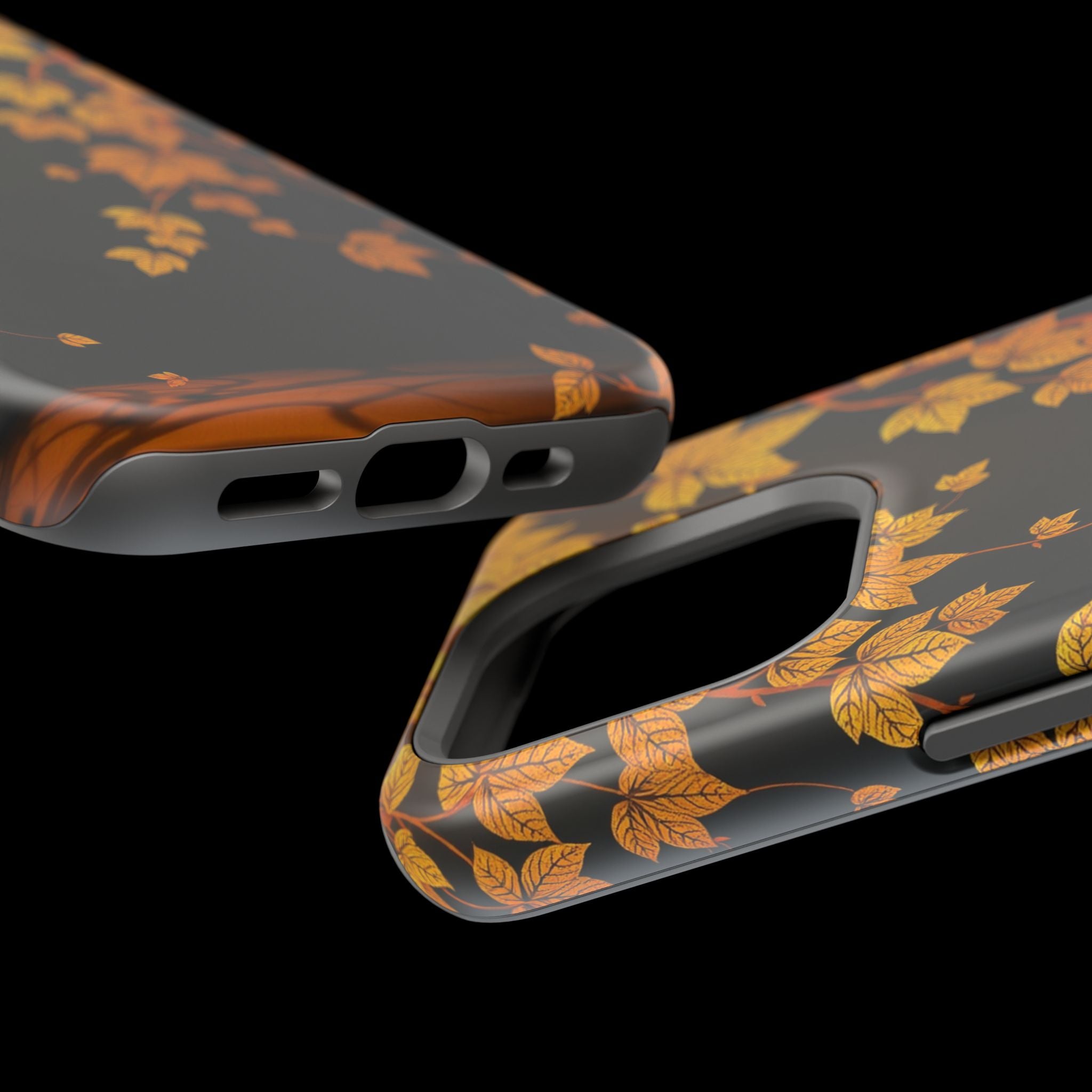 iPhone Mustard And Rust Art Nouveau Vine Slim Everyday iPhone 14 · iPhone Case