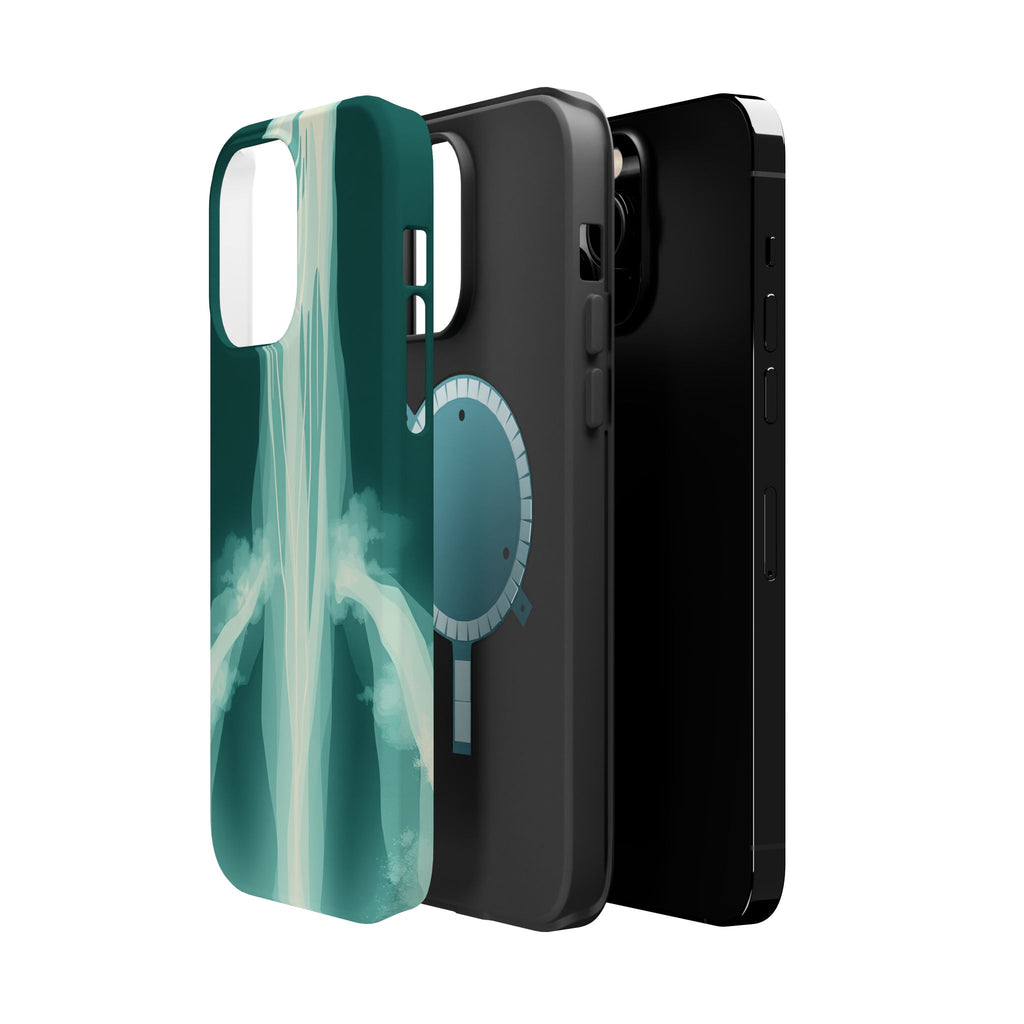 iPhone Sage And Ivory Waterfall Mist Slim Everyday Designer Case · iPhone Case