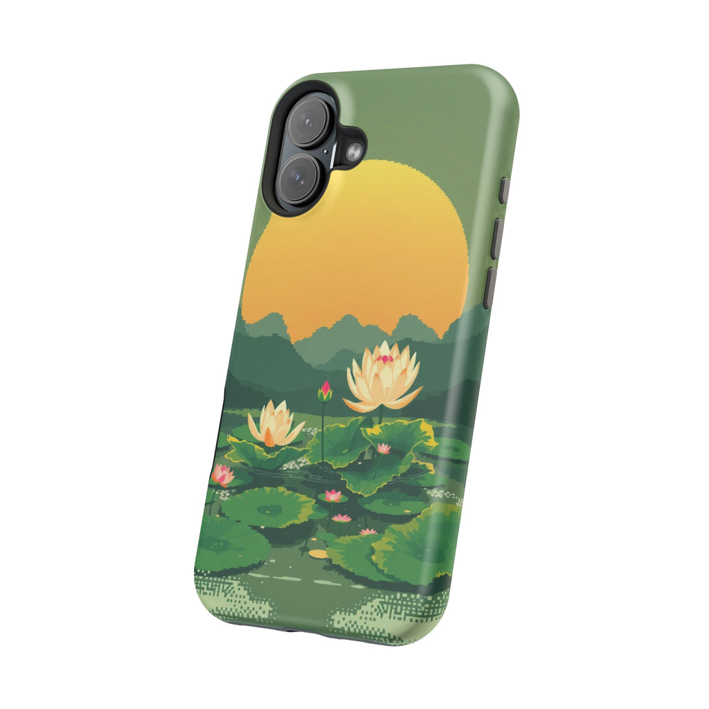 iPhone Lotus Pond Enchanted Art Slim Everyday Designer Case · iPhone Case