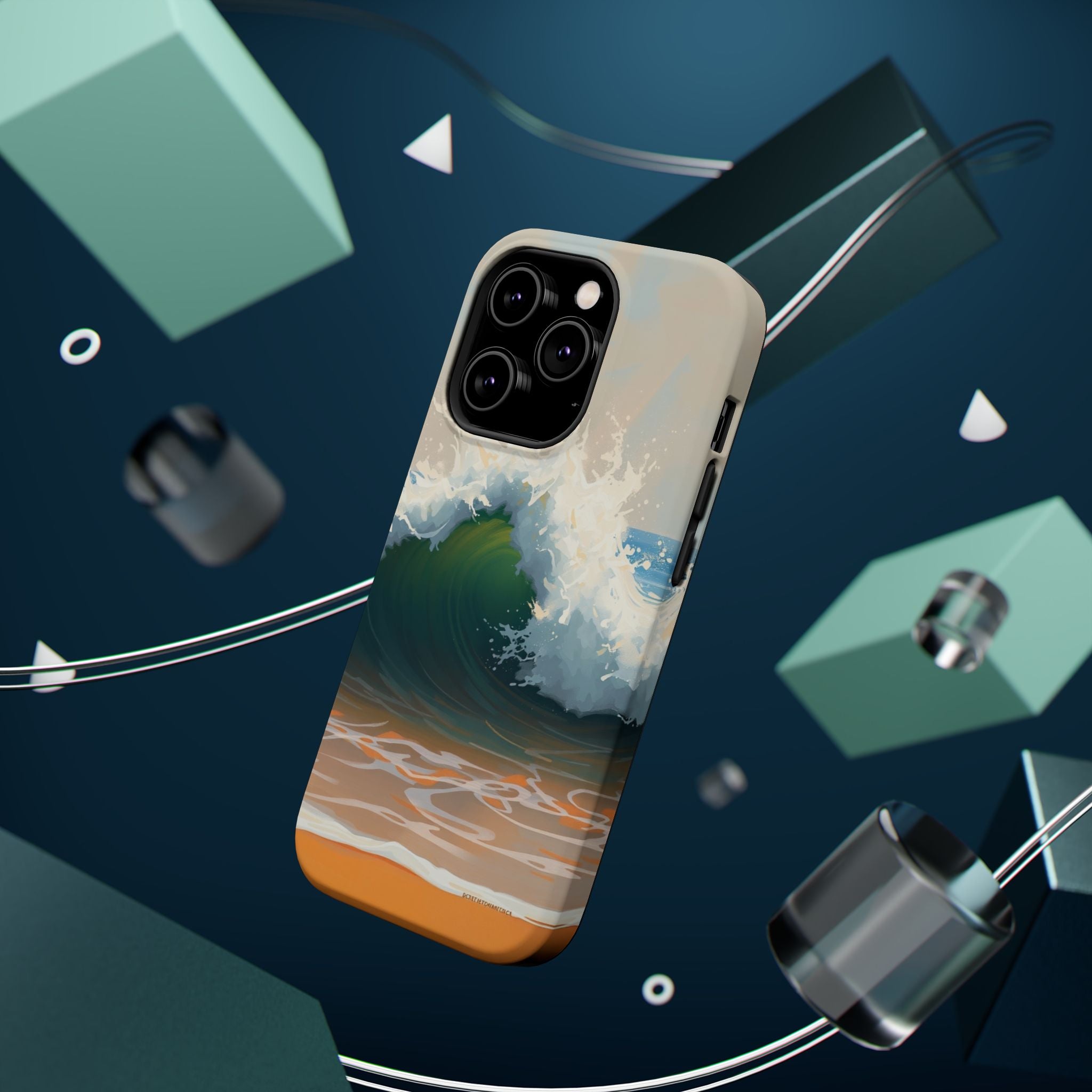 iPhone Radiant Ocean Wave Crash Design Slim Everyday Designer Case · iPhone Case