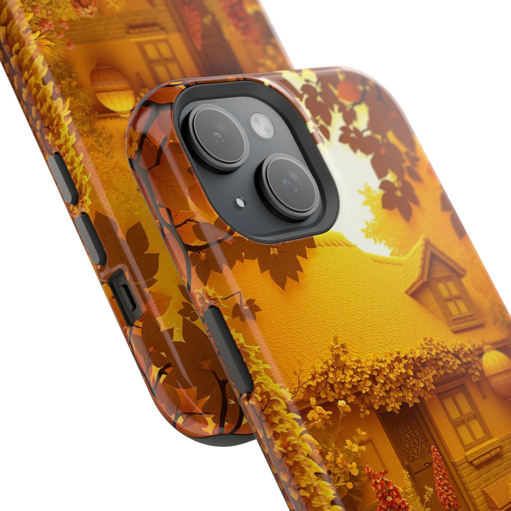 iPhone Vibrant Cottage Garden Design Slim Everyday Designer Case · iPhone Case