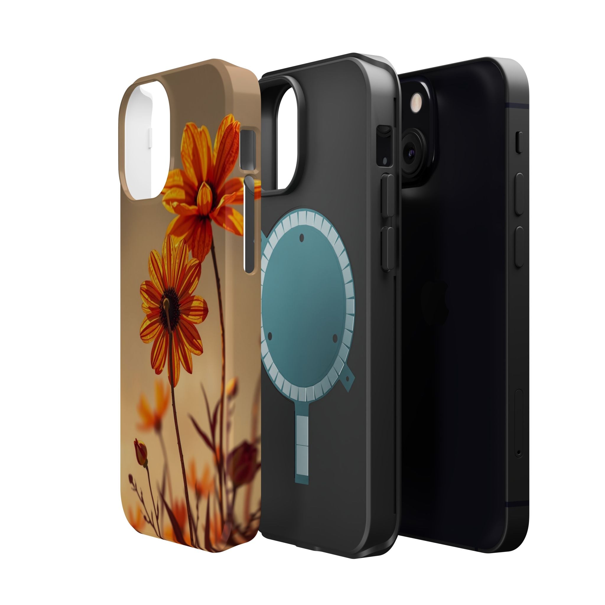 iPhone Floral Dark Academia Dreamy Design Slim Snap Case · iPhone Case