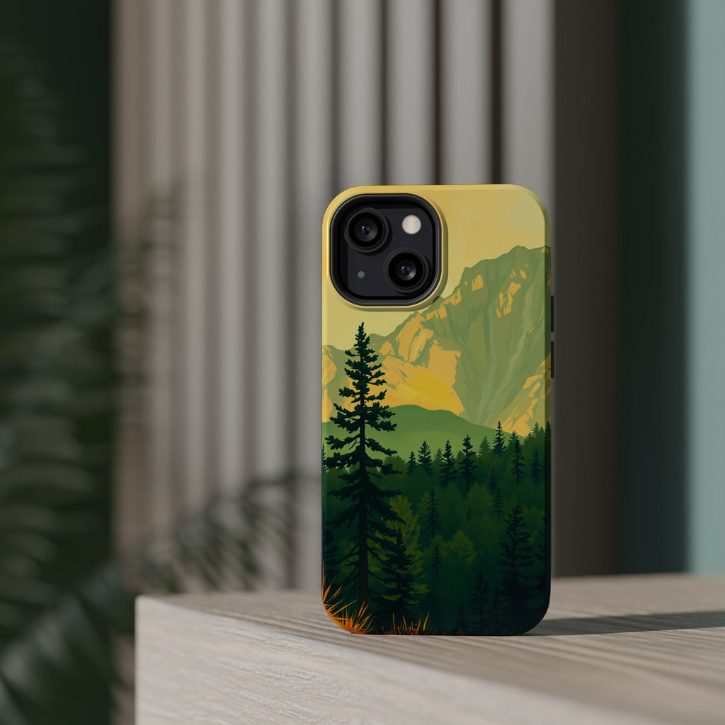 iPhone Pine Ridge Oil Painting Impressionist Slim iPhone Everyday · iPhone Case