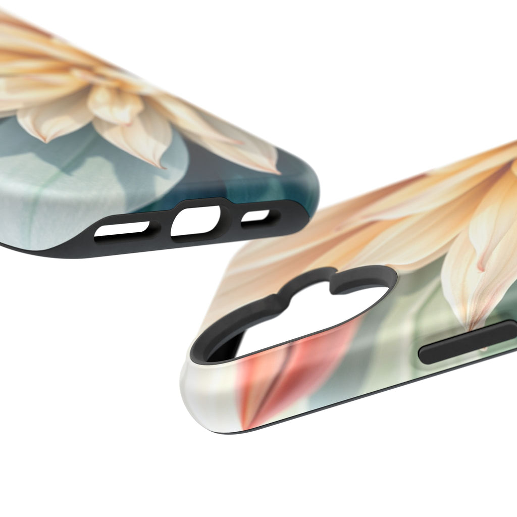 iPhone Neon Floral Radiant Design Clean Minimal Snap Case · iPhone Case
