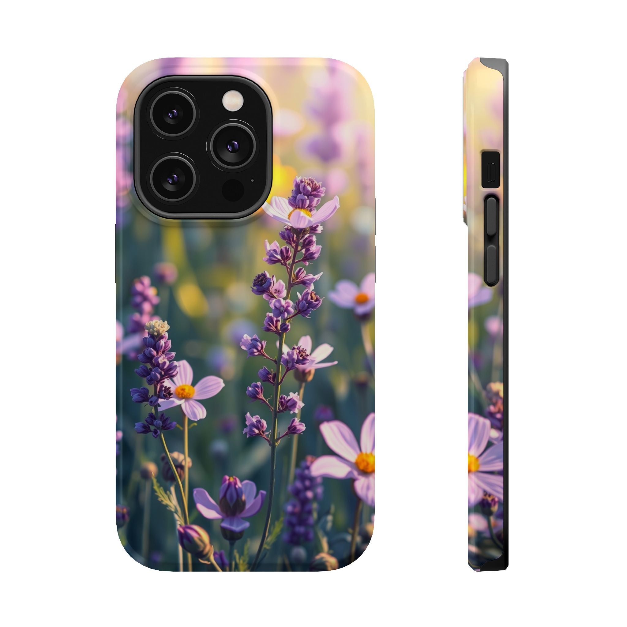 iPhone Lavender And Pearl Wildflower Field Slim iPhone Everyday · iPhone Case