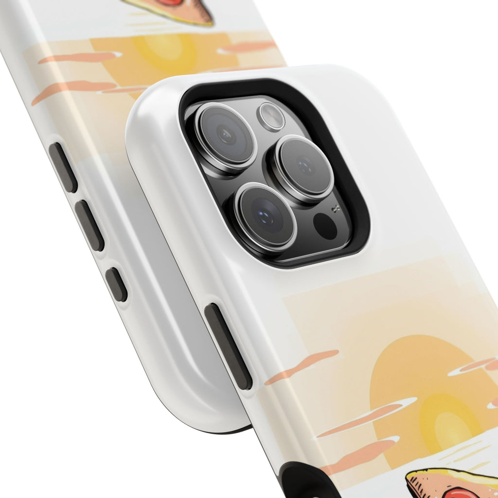 iPhone Earthy Pizza Slice Sunset Design Slim Everyday Designer Case · iPhone Cas