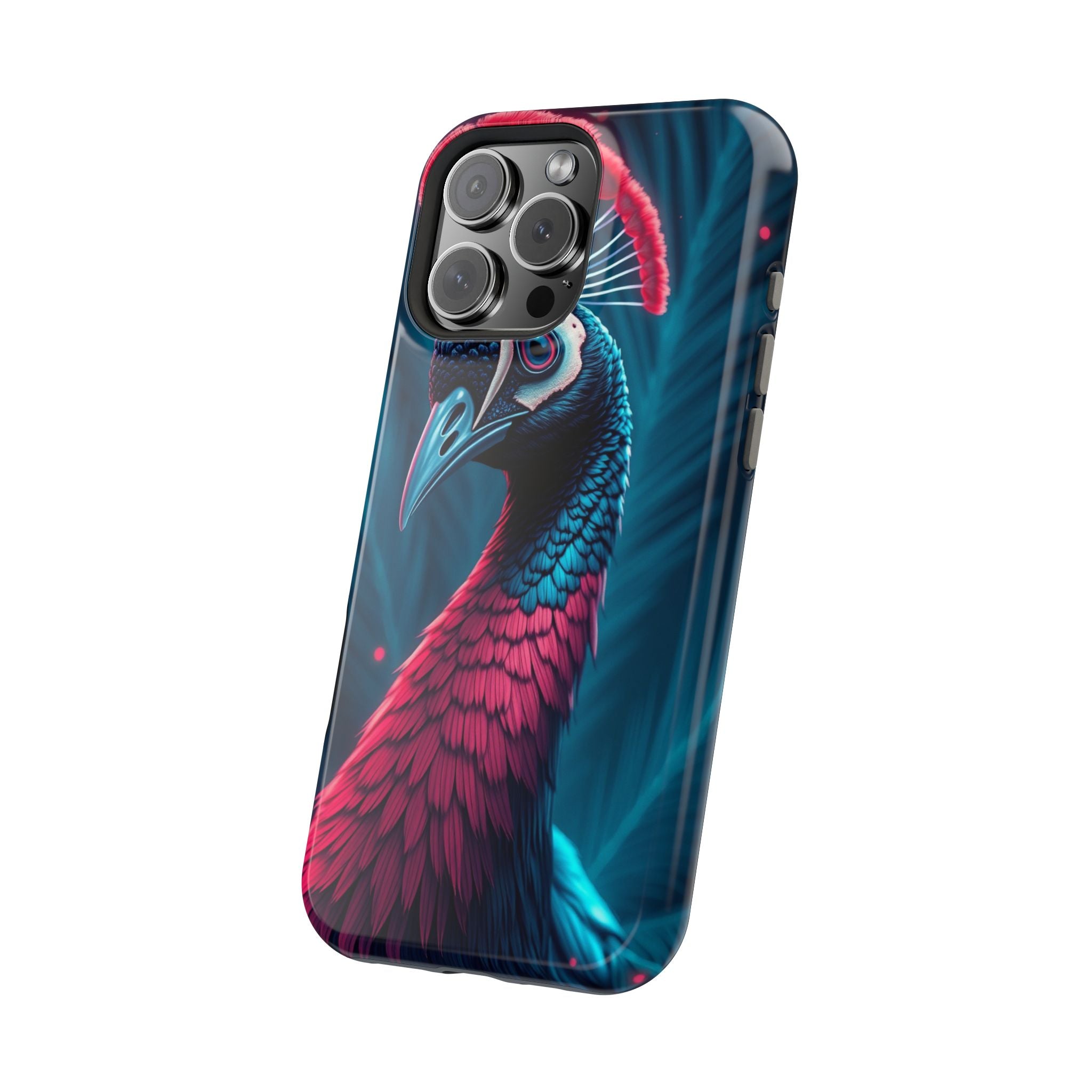 iPhone Nouveau Peacock Electric Art Slim Everyday Designer Case · iPhone Case