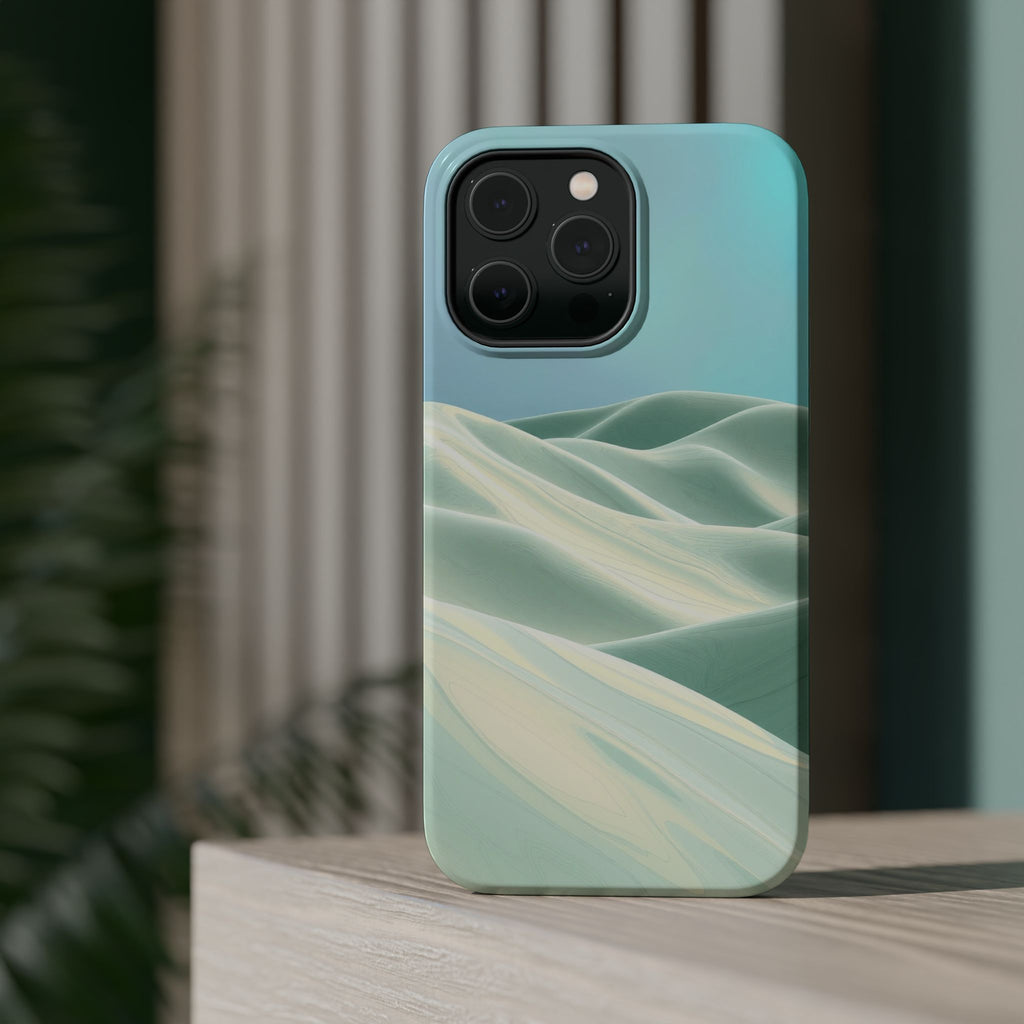 iPhone Sage And Ivory Rolling Hills Slim Everyday Designer Case · iPhone Case