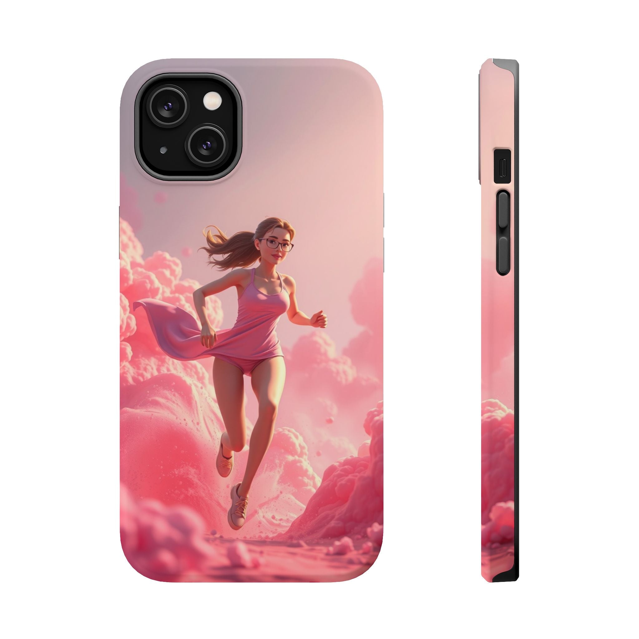 iPhone on Fumes 3D Digital Bold Modern Everyday Snap Case · iPhone Case