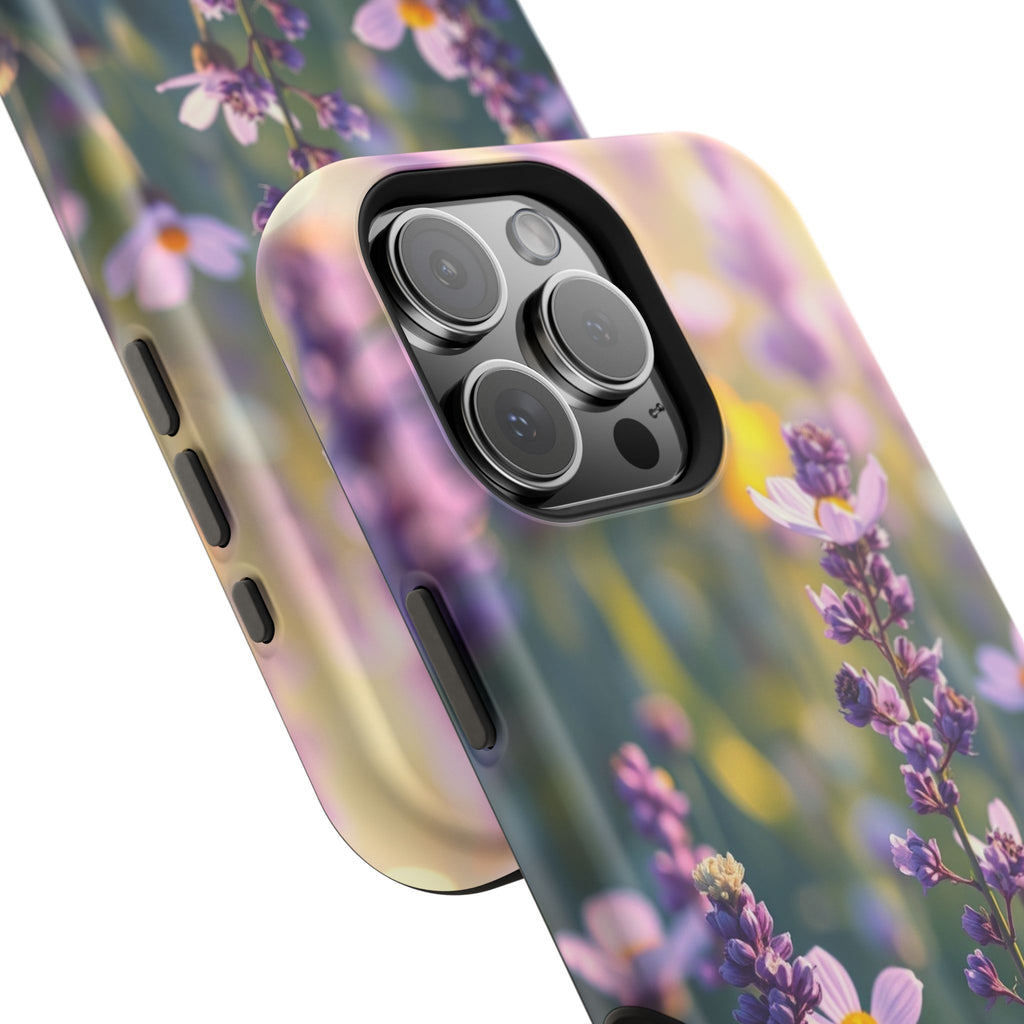 iPhone Lavender And Pearl Wildflower Field Slim iPhone Everyday · iPhone Case