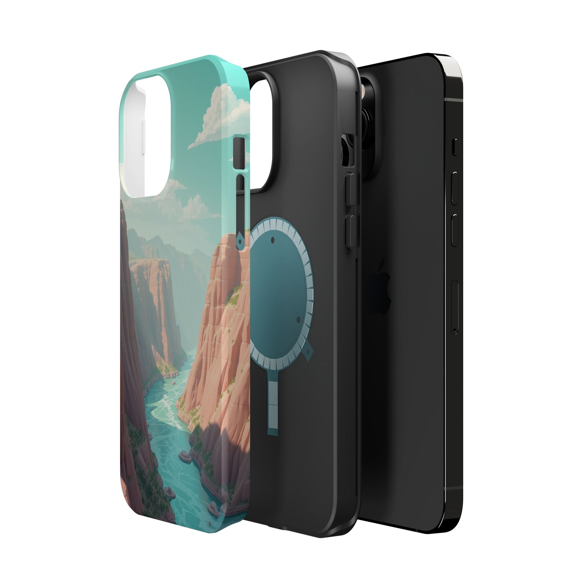 iPhone River Canyon Mystic Art Slim Everyday Designer Case · iPhone Case