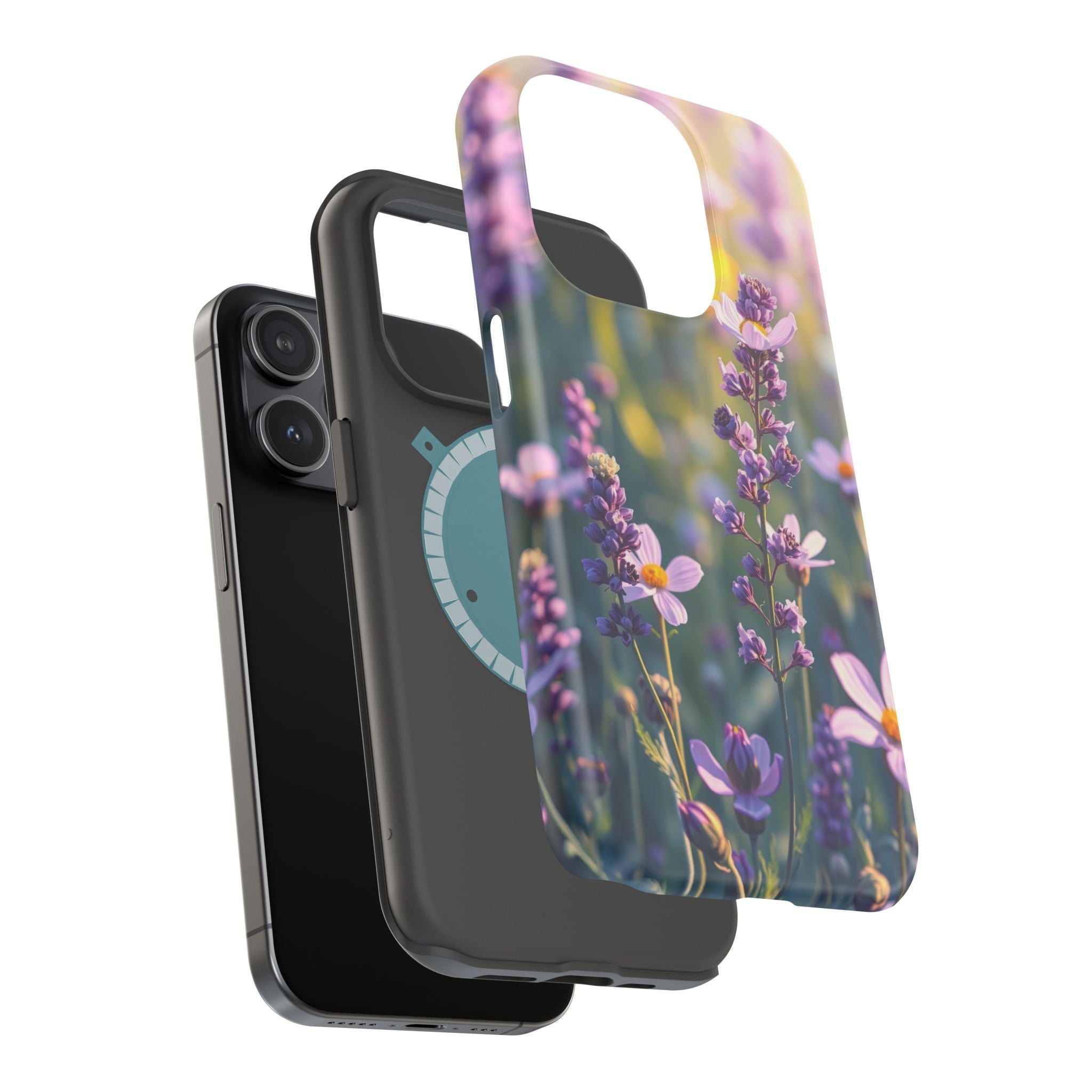 iPhone Lavender And Pearl Wildflower Field Slim iPhone Everyday · iPhone Case