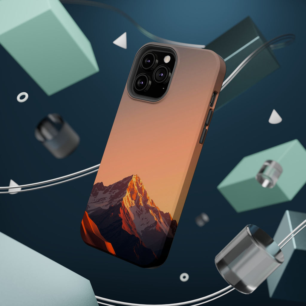 iPhone Mountain at Sunrise Bold Art 10 Slim Everyday Designer Case · iPhone Case