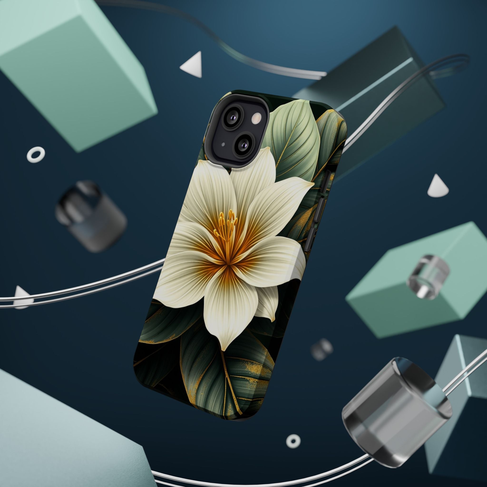 iPhone Radiant Tropical Bloom Design Slim Everyday Designer Case · iPhone Case