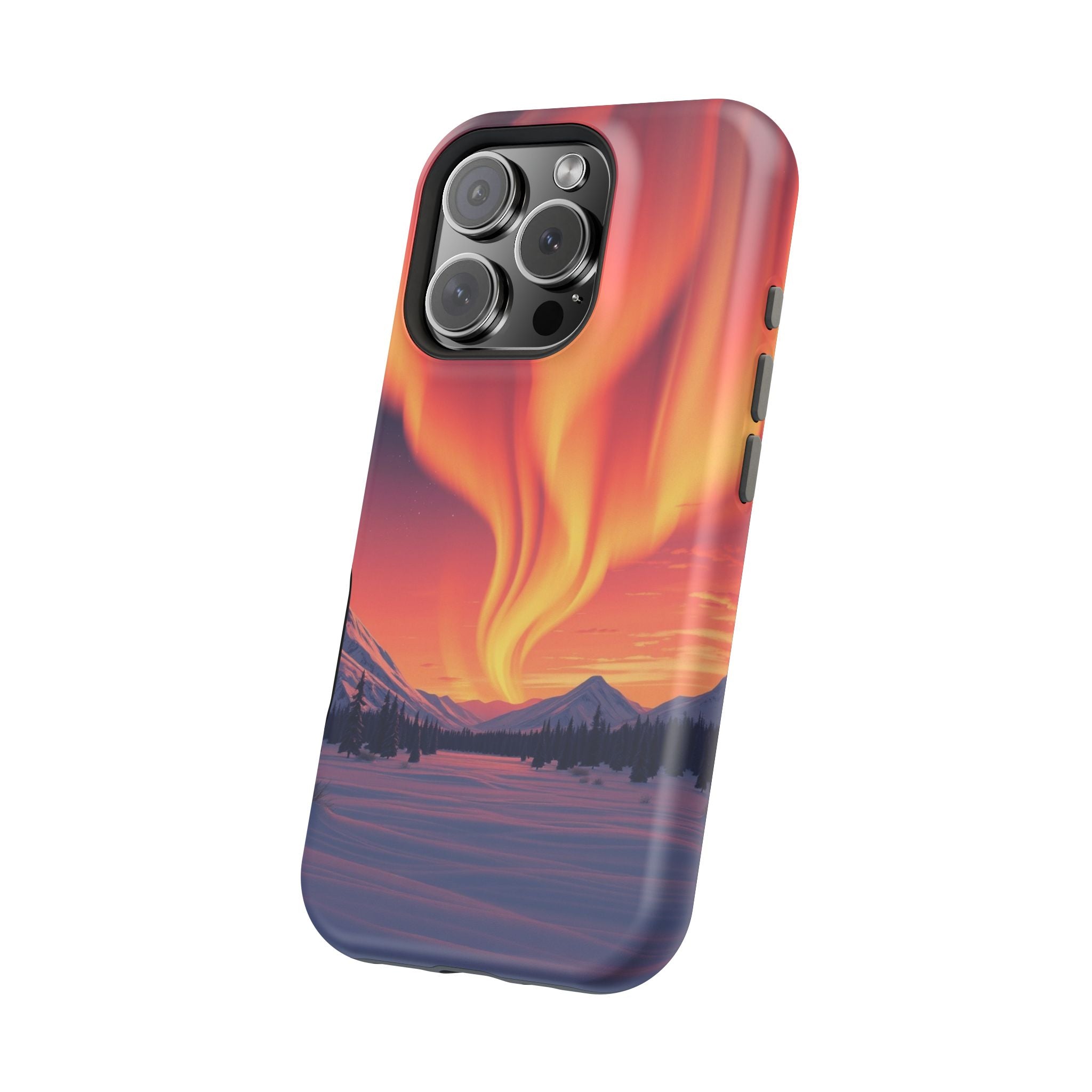 iPhone Sunset Amber And Peach Northern Lights Slim iPhone Everyday · iPhone Case