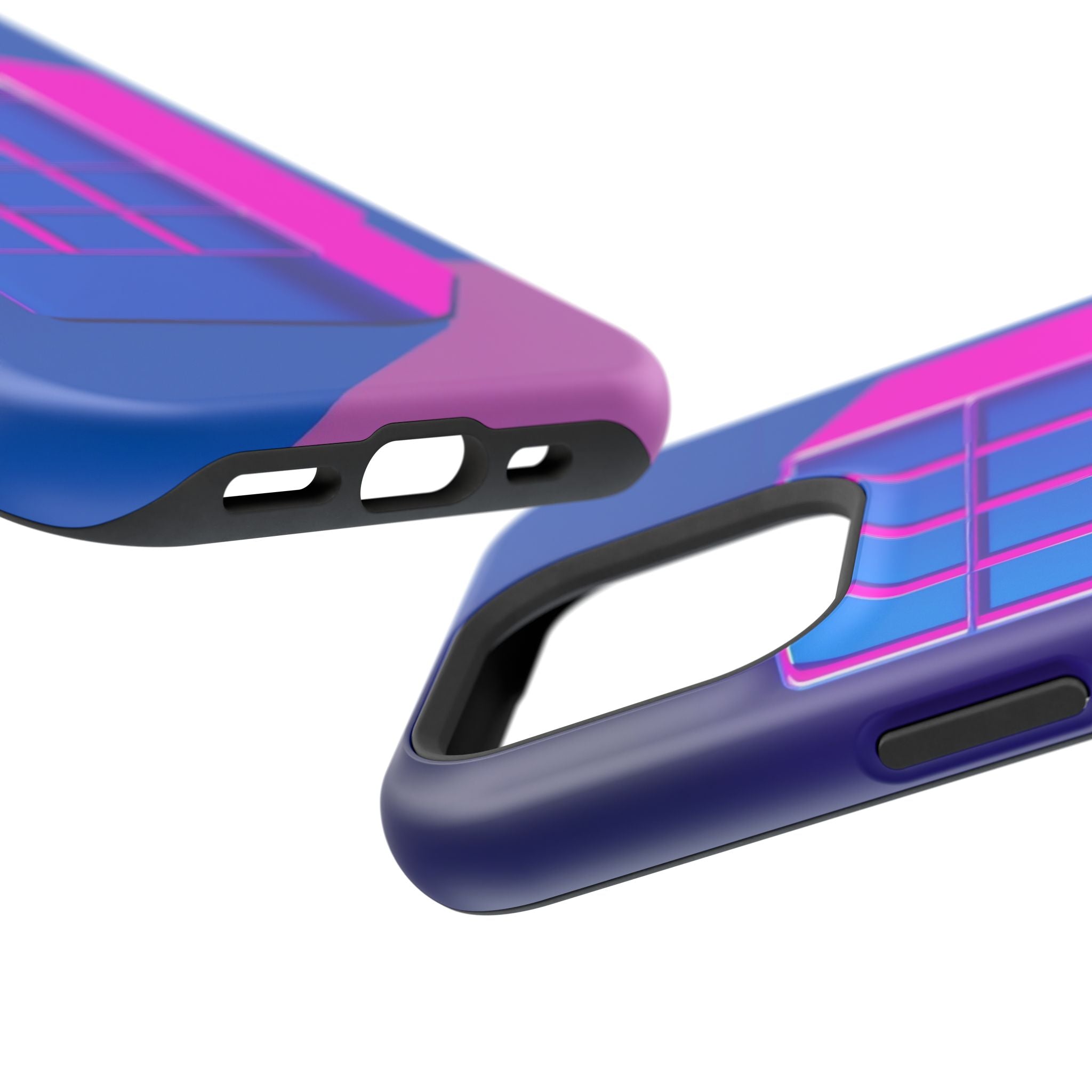 iPhone Earthy 80s Grid Synthwave Design Slim Everyday Designer Case · iPhone Cas