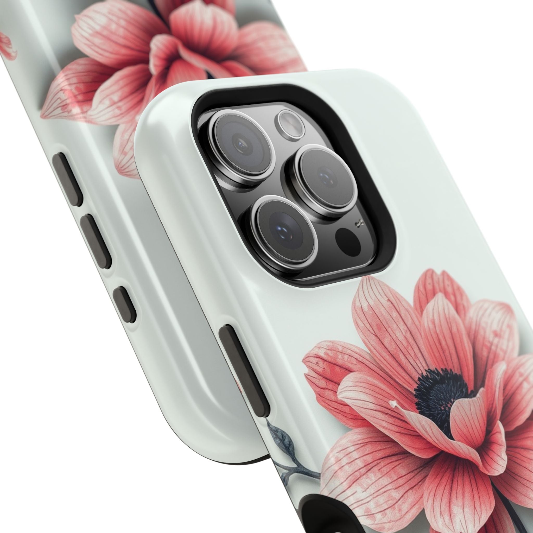 iPhone Dreamy Floral Ink Wash Design Slim Everyday iPhone 12 Designer · iPhone C