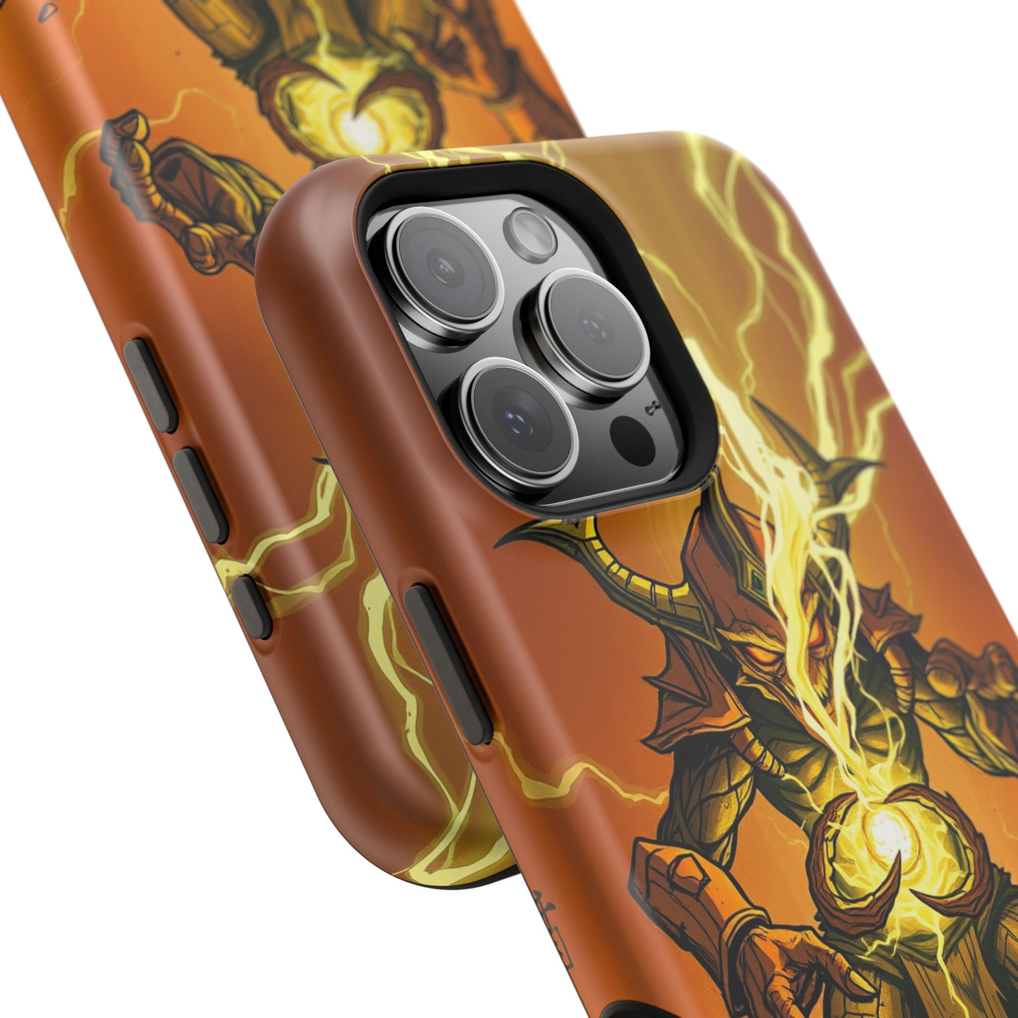 iPhone Burnt Orange And Sand Chaos Goblin Energy Clean Minimal Snap Case · iPhon