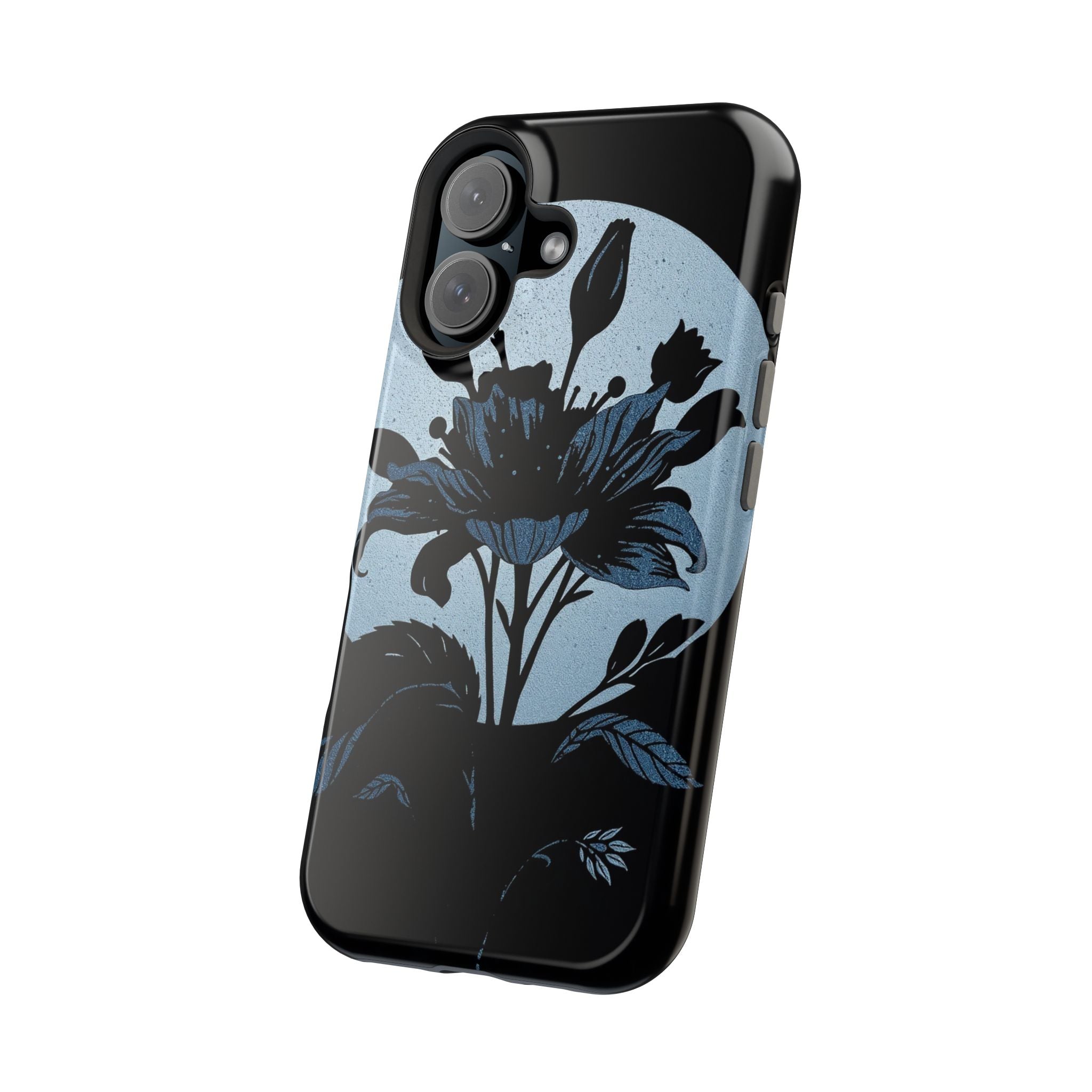 iPhone Radiant Floral Silhouette Design Slim Everyday Designer Case · iPhone Cas
