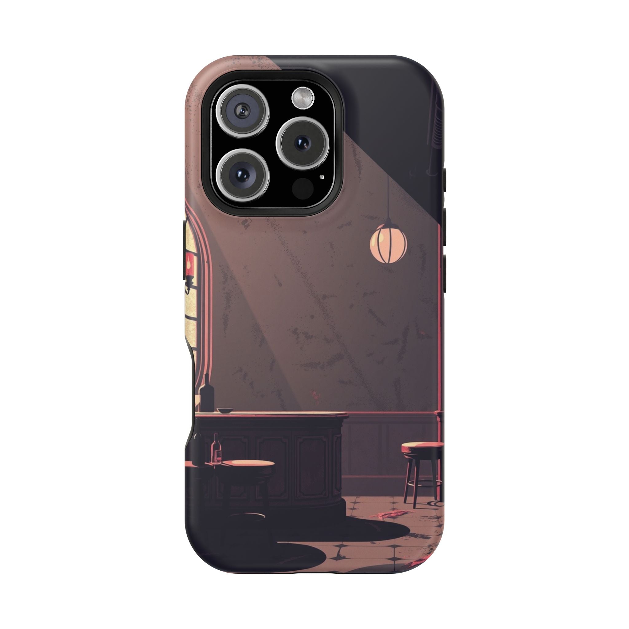 iPhone Speakeasy Dark Grunge Distressed Slim Everyday Designer Case · iPhone Cas