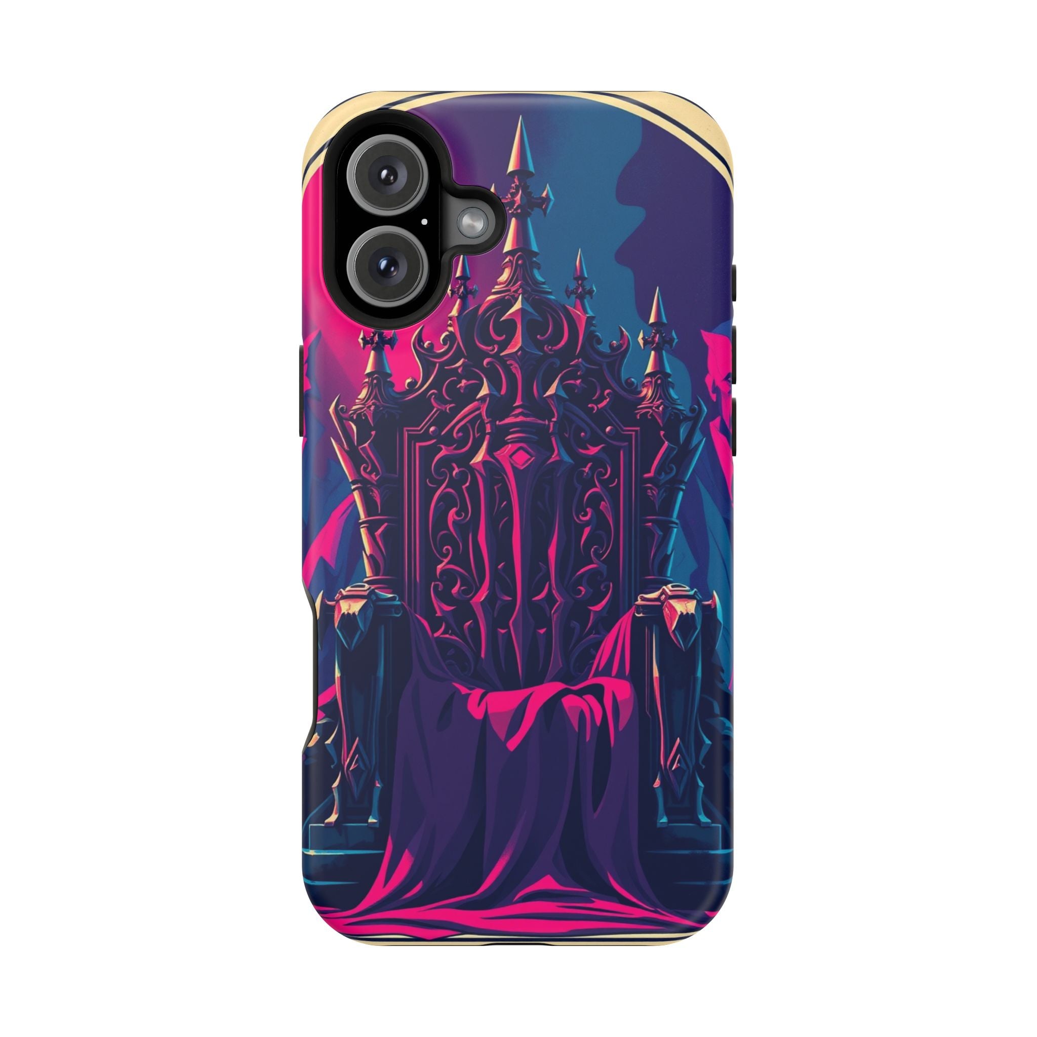 iPhone Lich King Throne Vintage Retro Poster Slim Everyday Designer Case · iPhon