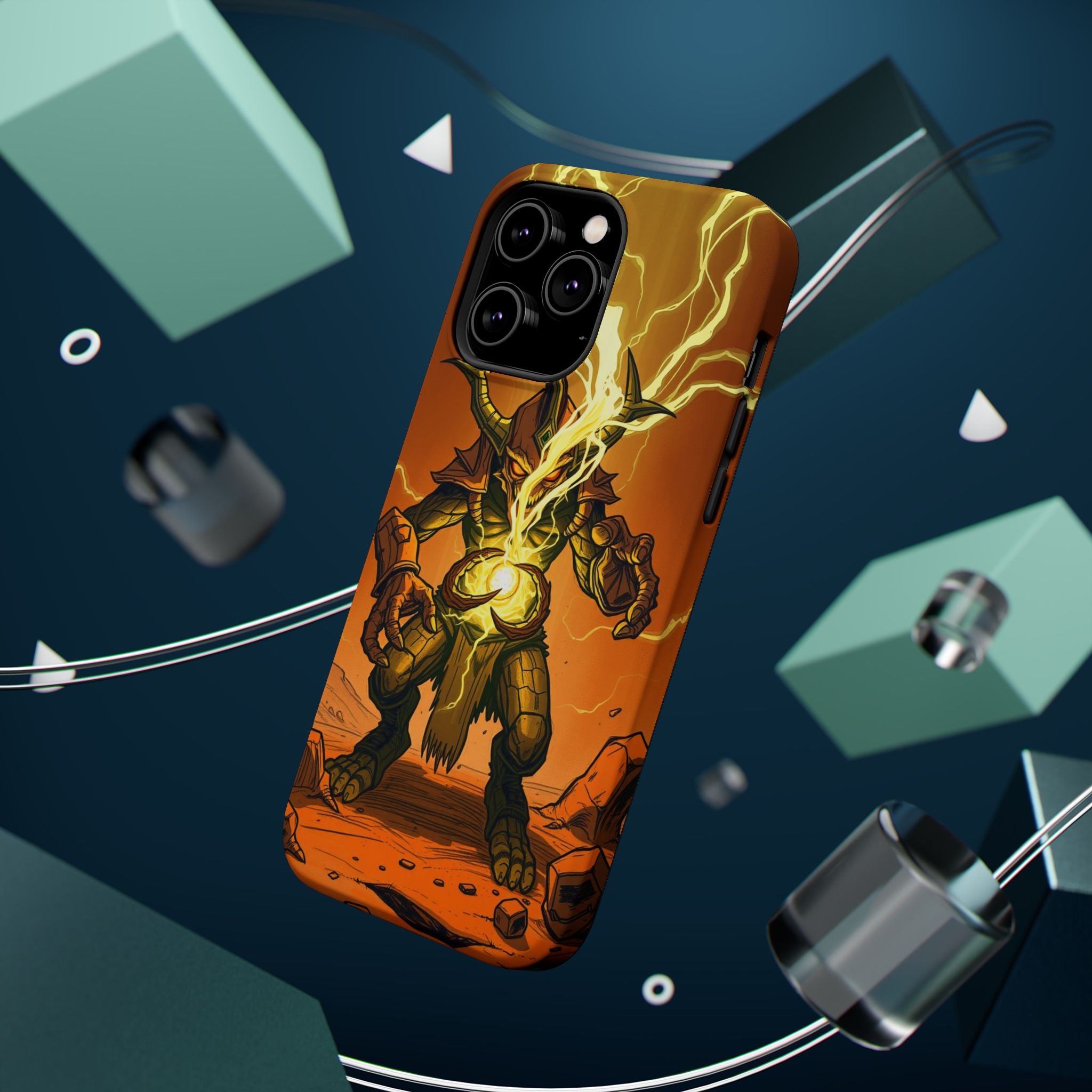 iPhone Burnt Orange And Sand Chaos Goblin Energy Clean Minimal Snap Case · iPhon