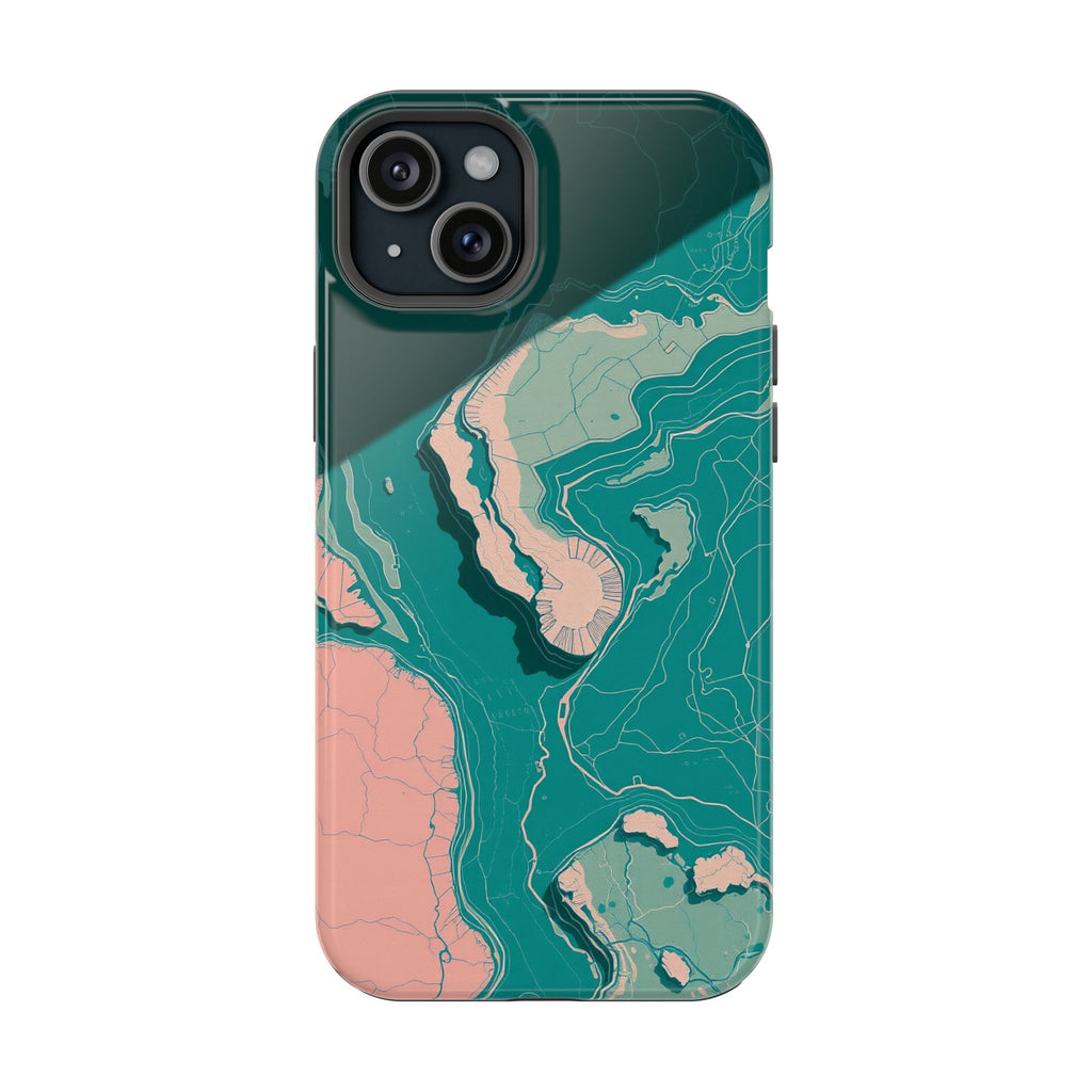 iPhone Earthy River Delta Aerial Design Slim Everyday iPhone 18 · iPhone Case
