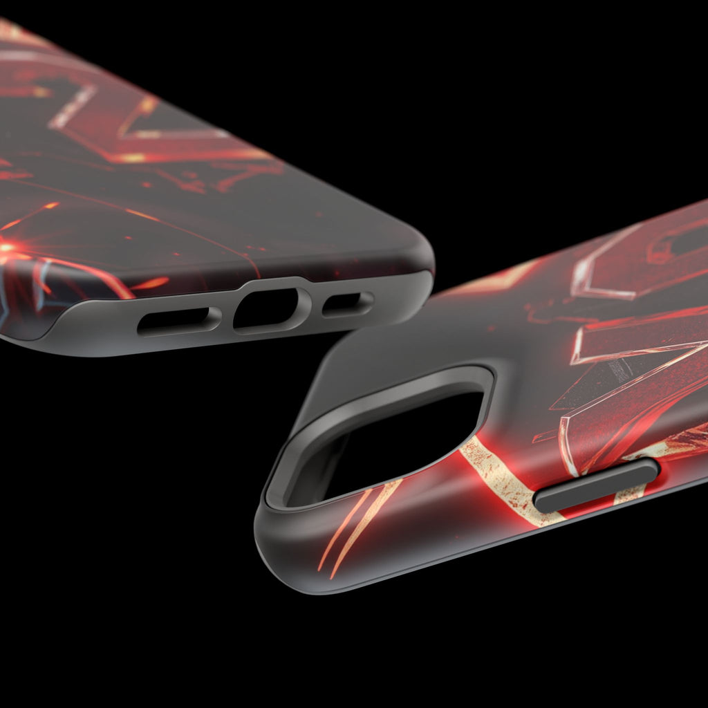 iPhone Y2K Holographic Bold Art Slim Everyday Designer Case · iPhone Case