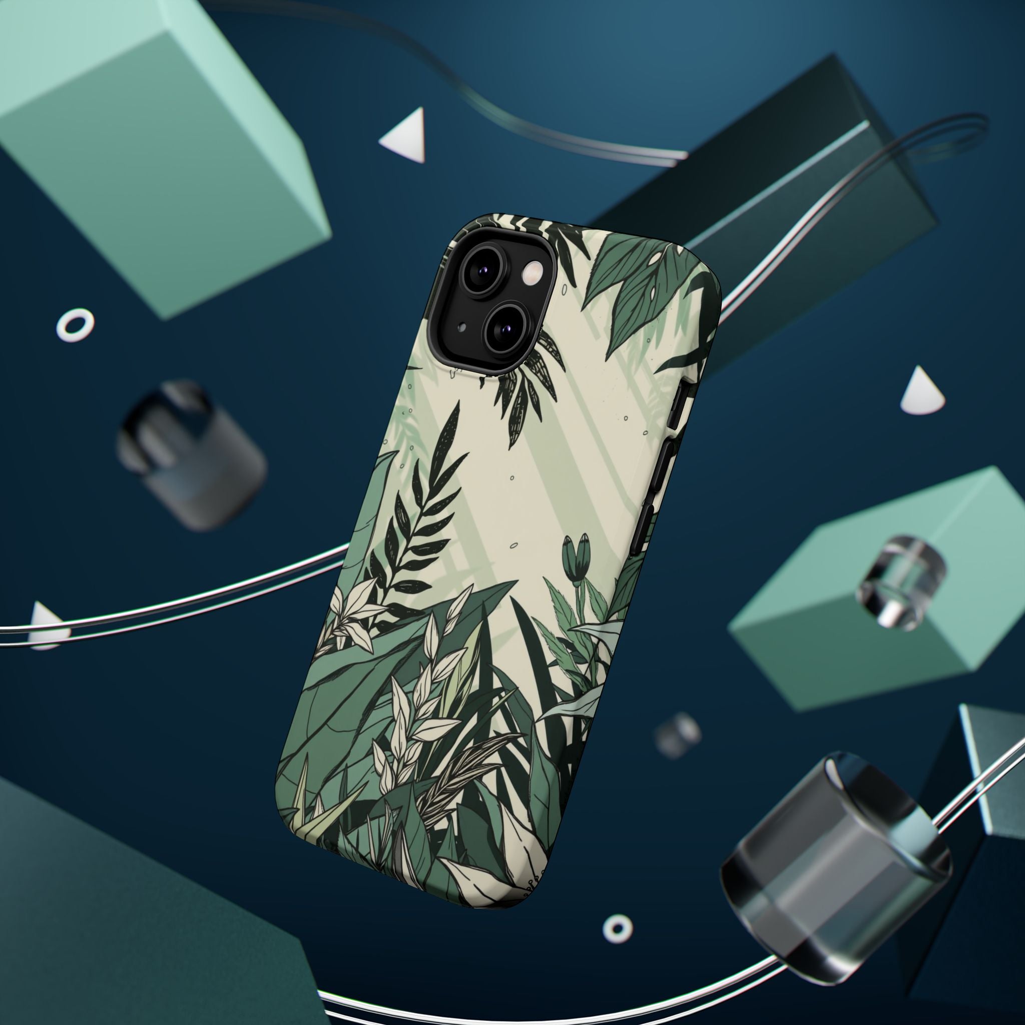 iPhone Jungle Floral Electric Art Bold Modern Everyday Snap Case · iPhone Case