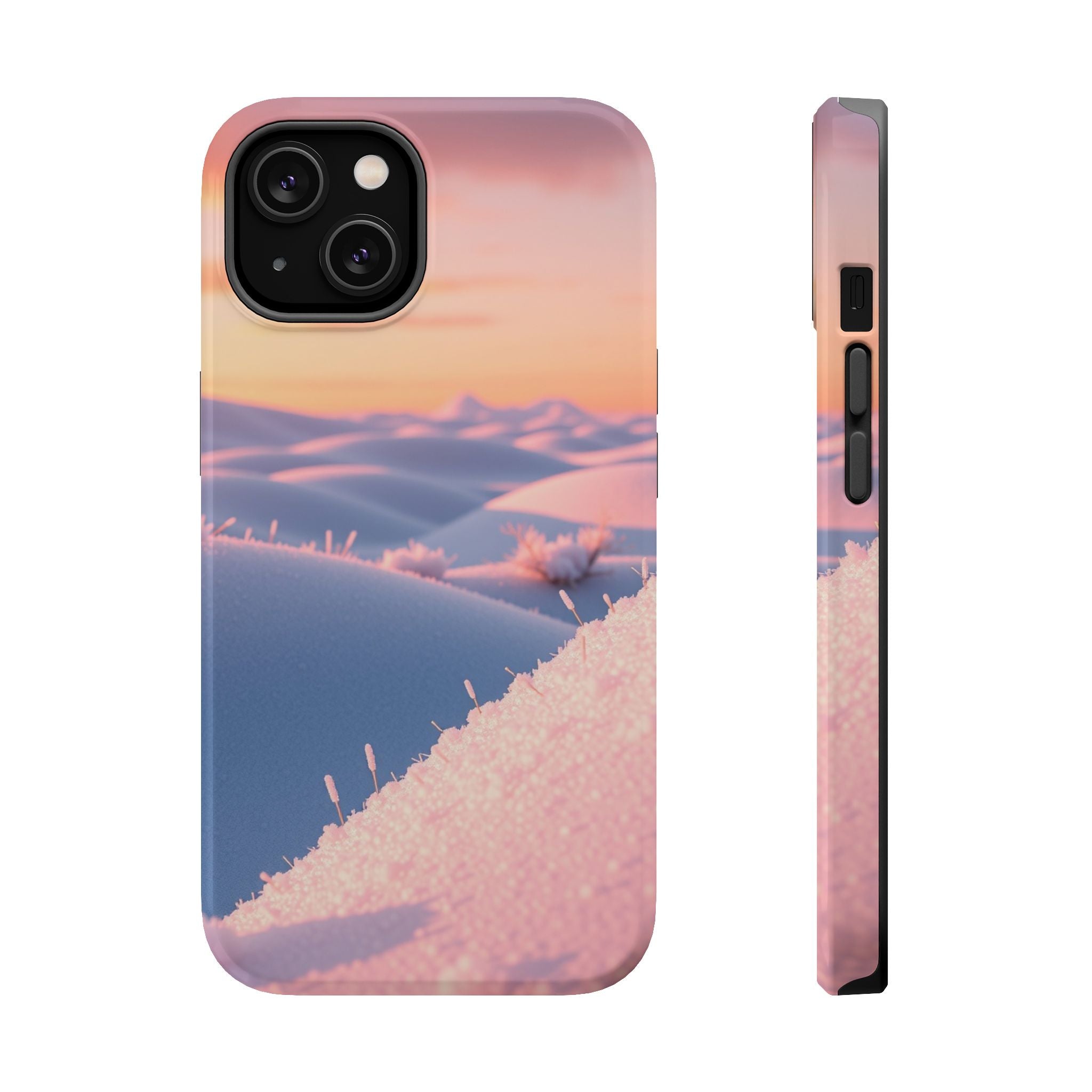 iPhone Snow Field 3D Digital Slim Everyday Designer Case · iPhone Case