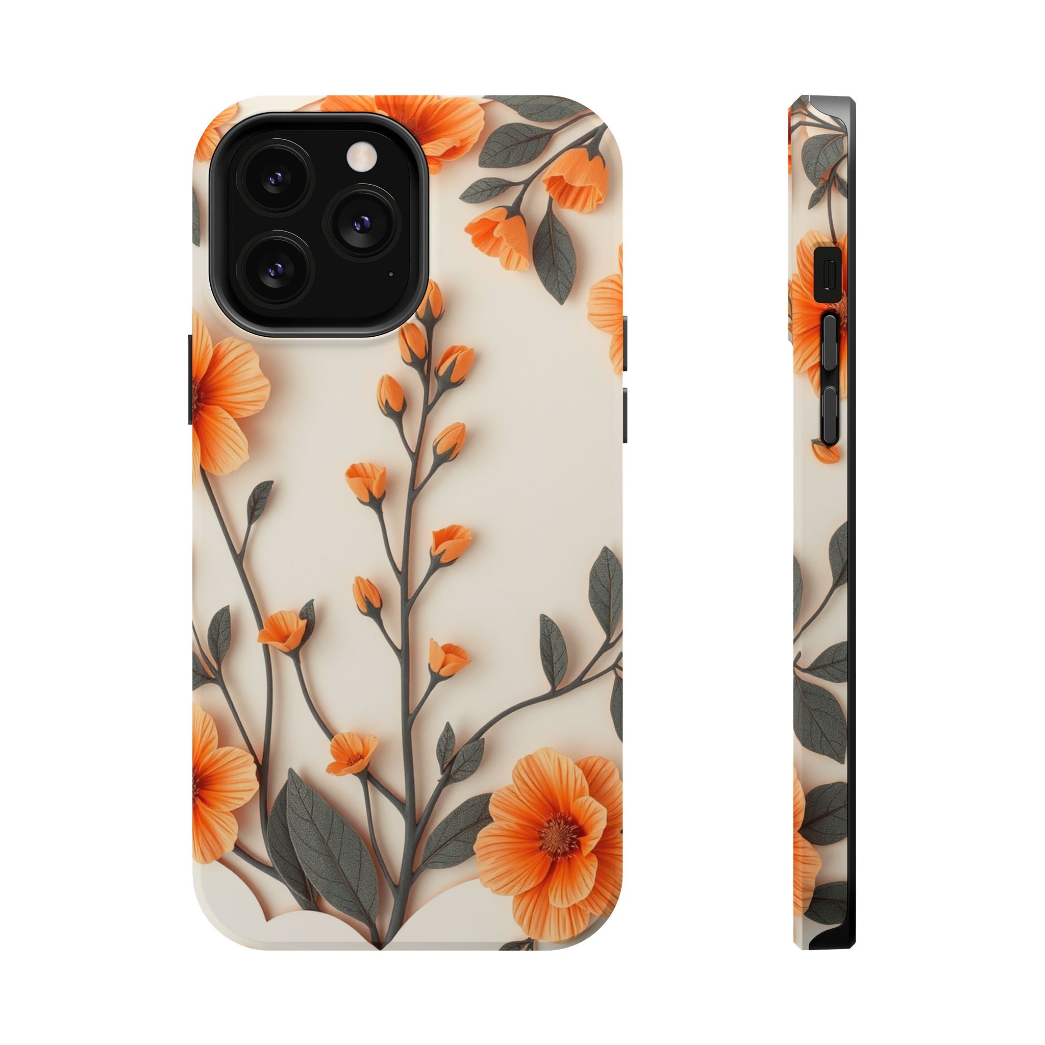 iPhone Vintage Botanical Print Paper Cut Art Slim iPhone Everyday · iPhone Case
