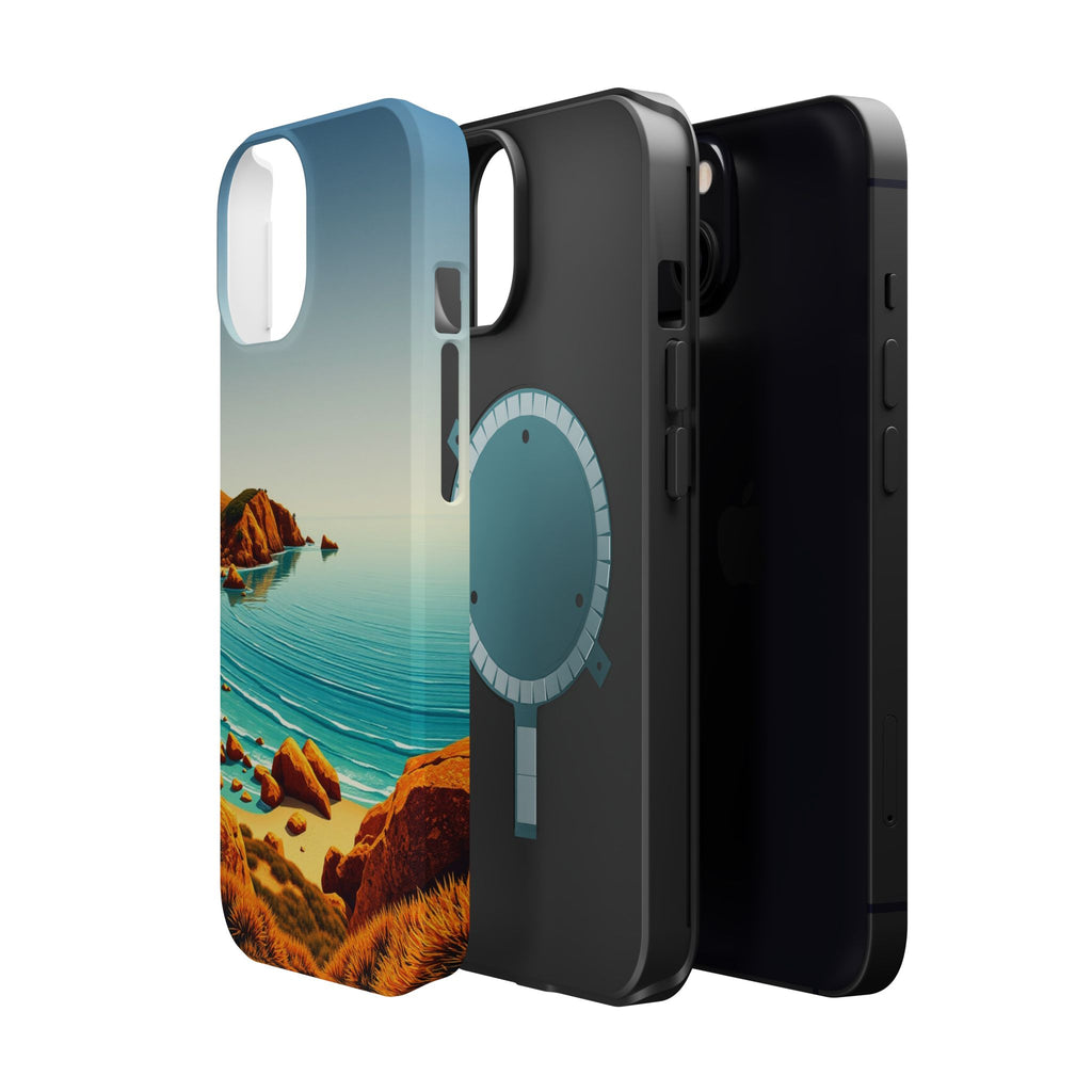 iPhone Mustard And Rust Pebble Beach Slim Everyday iPhone 14 Designer · iPhone C