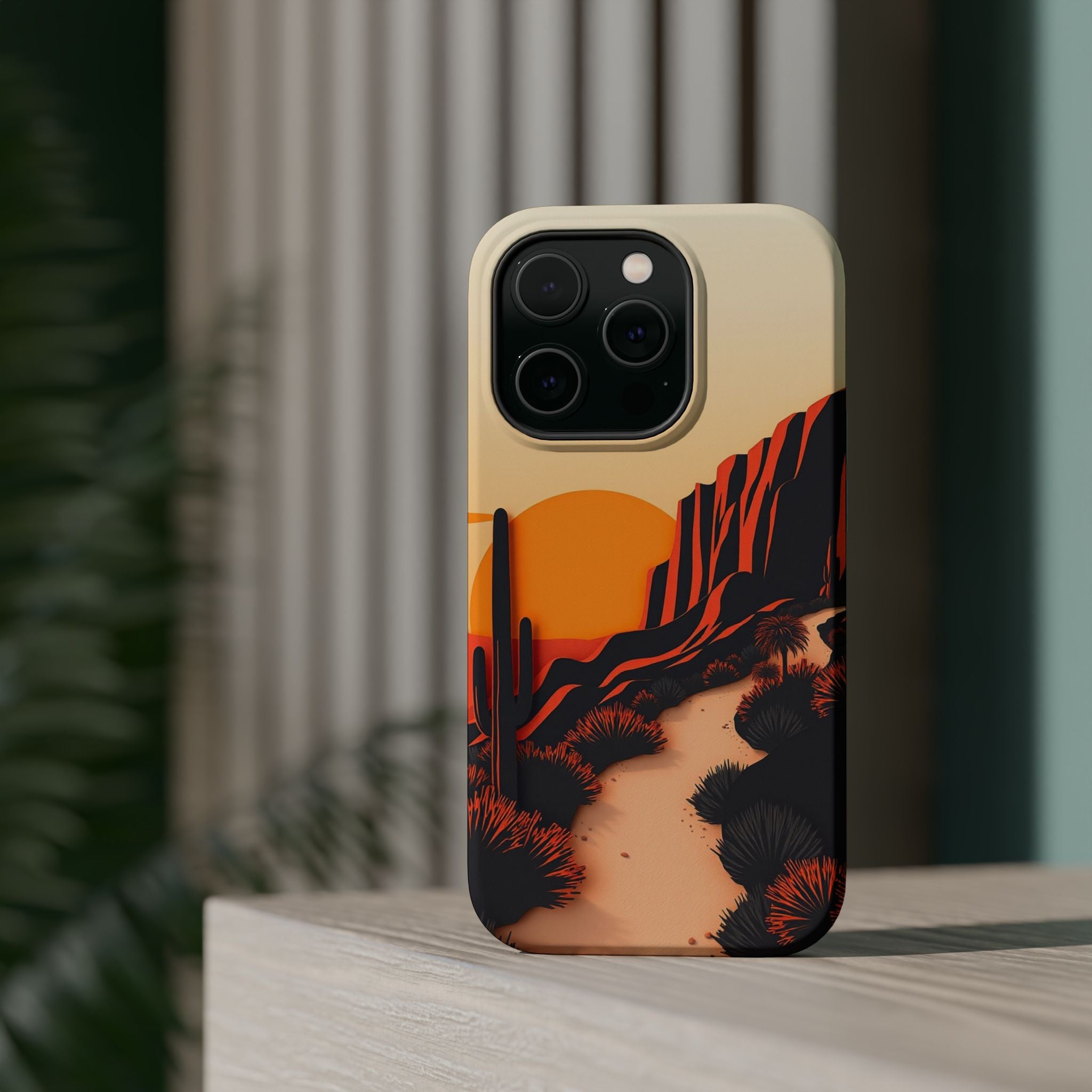 iPhone Serene Mesa Sunset Design 12 Slim Everyday Designer Case · iPhone Case