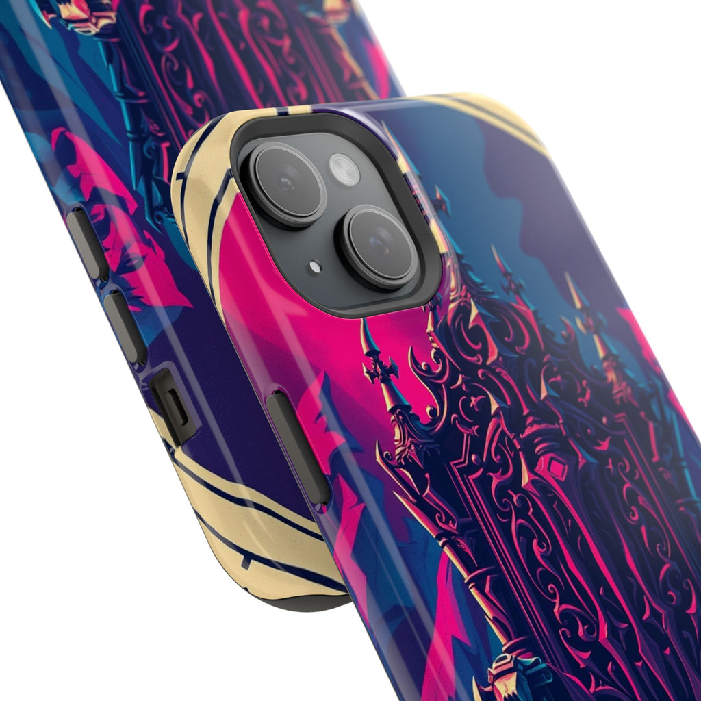 iPhone Lich King Throne Vintage Retro Poster Slim Everyday Designer Case · iPhon