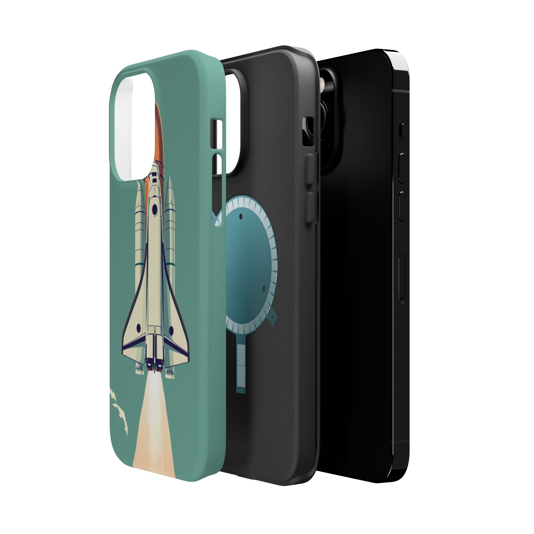 iPhone Retro Space Shuttle Cinematic Art Slim Everyday Designer Case · iPhone Ca